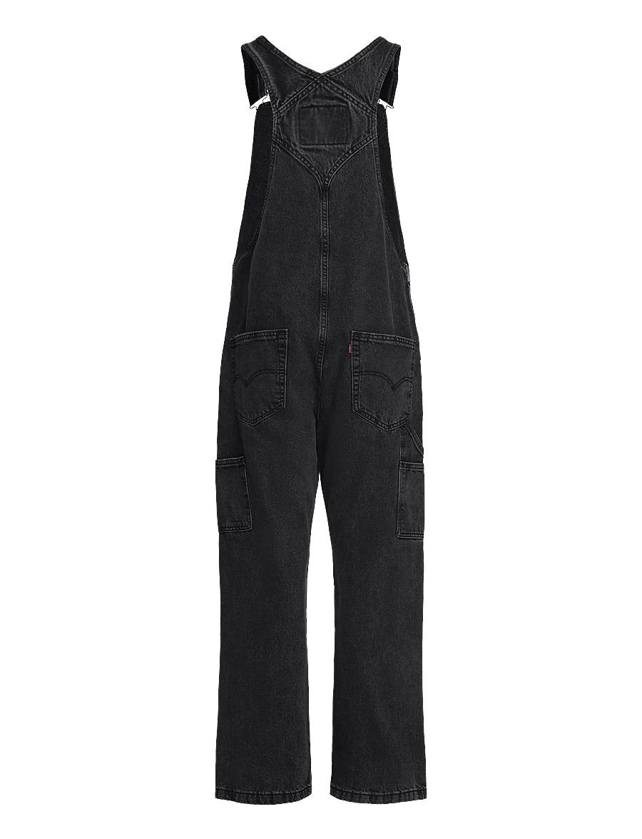 Levi's® - LOOSE OVERALLS DARKLY WASH OVE - alt laienevad teksad - blacks - 2