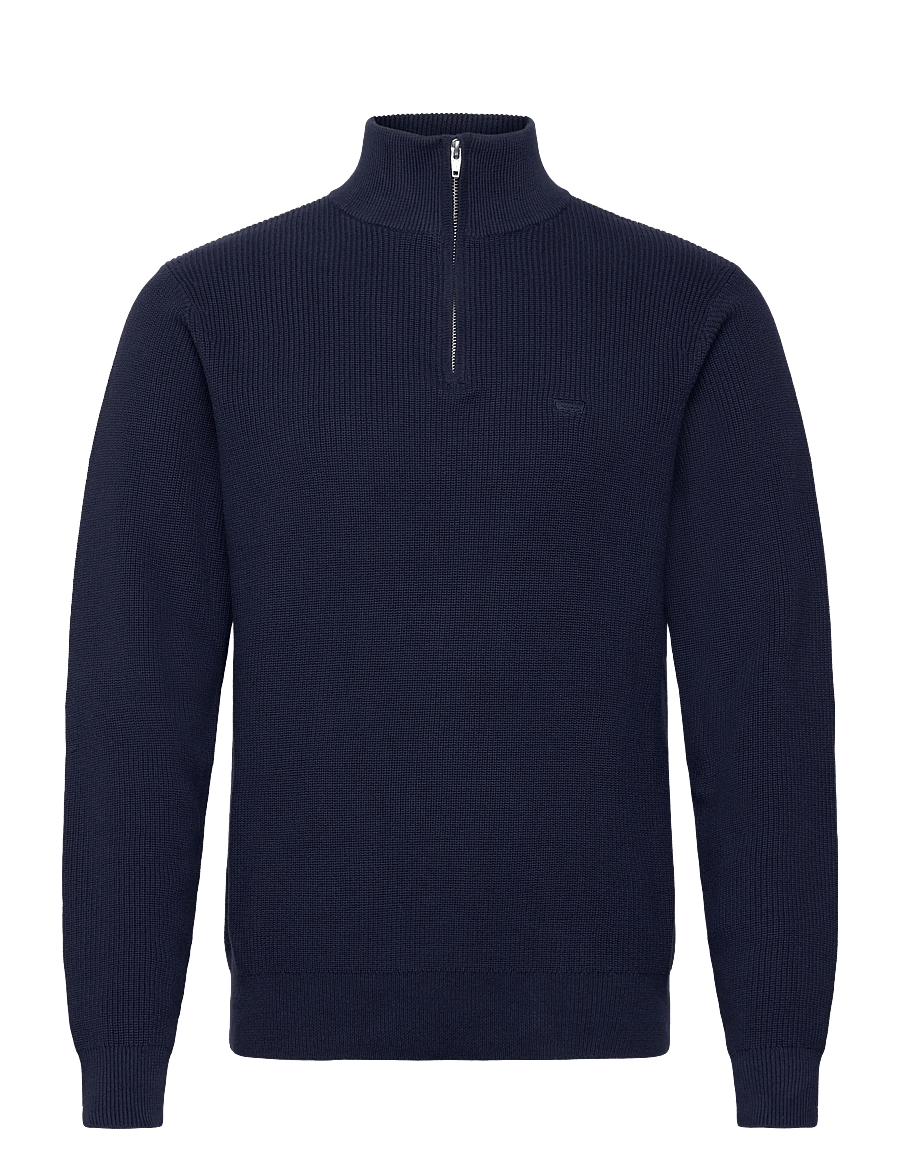 Levi's® - HM QUARTER ZIP SWEATER NAVAL A - pullover mit halbem reißverschluss - blues - 1