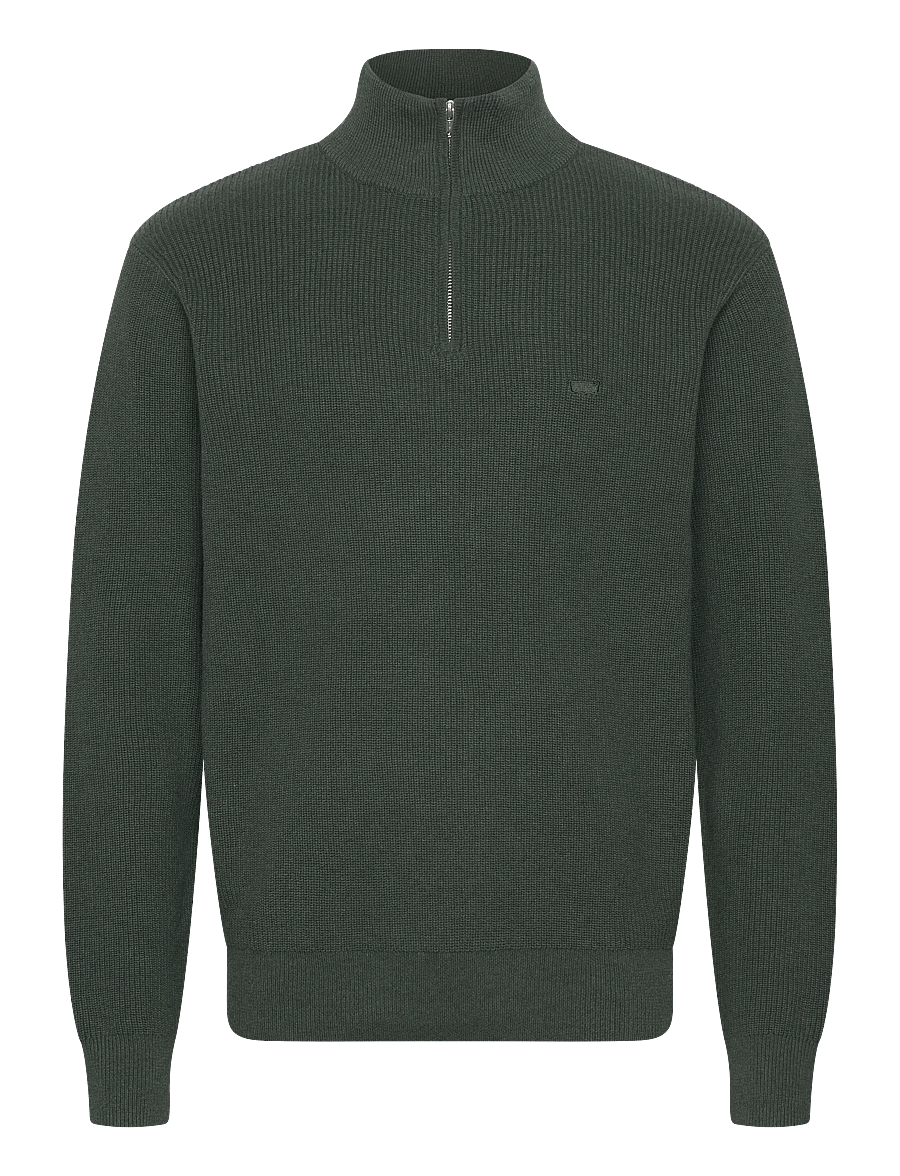 Levi's® - HM QUARTER ZIP SWEATER DUFFEL - pullover mit halbem reißverschluss - greens - 1