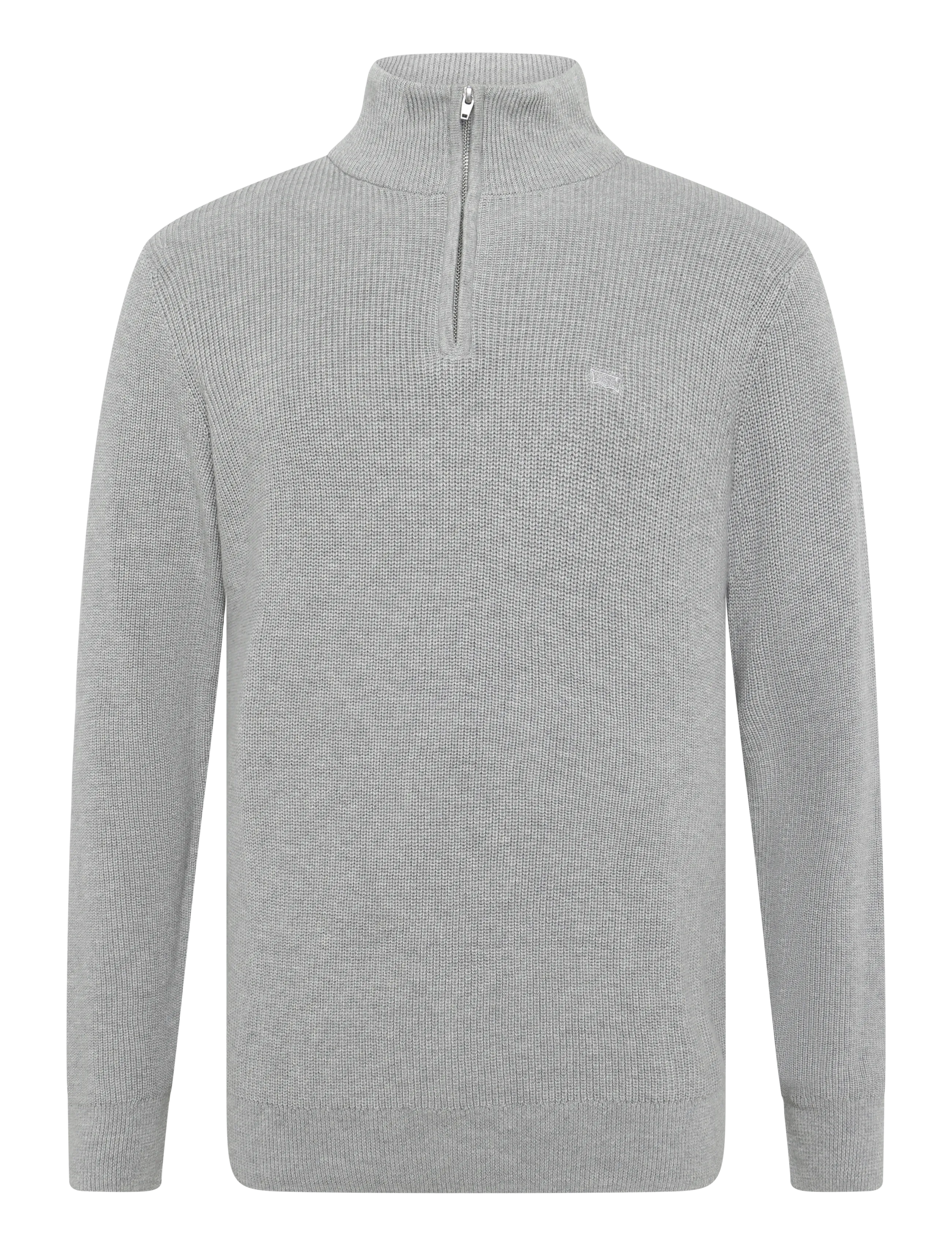 Levi's® - HM QUARTER ZIP SWEATER MID TON - halfzip strik - greys - 1
