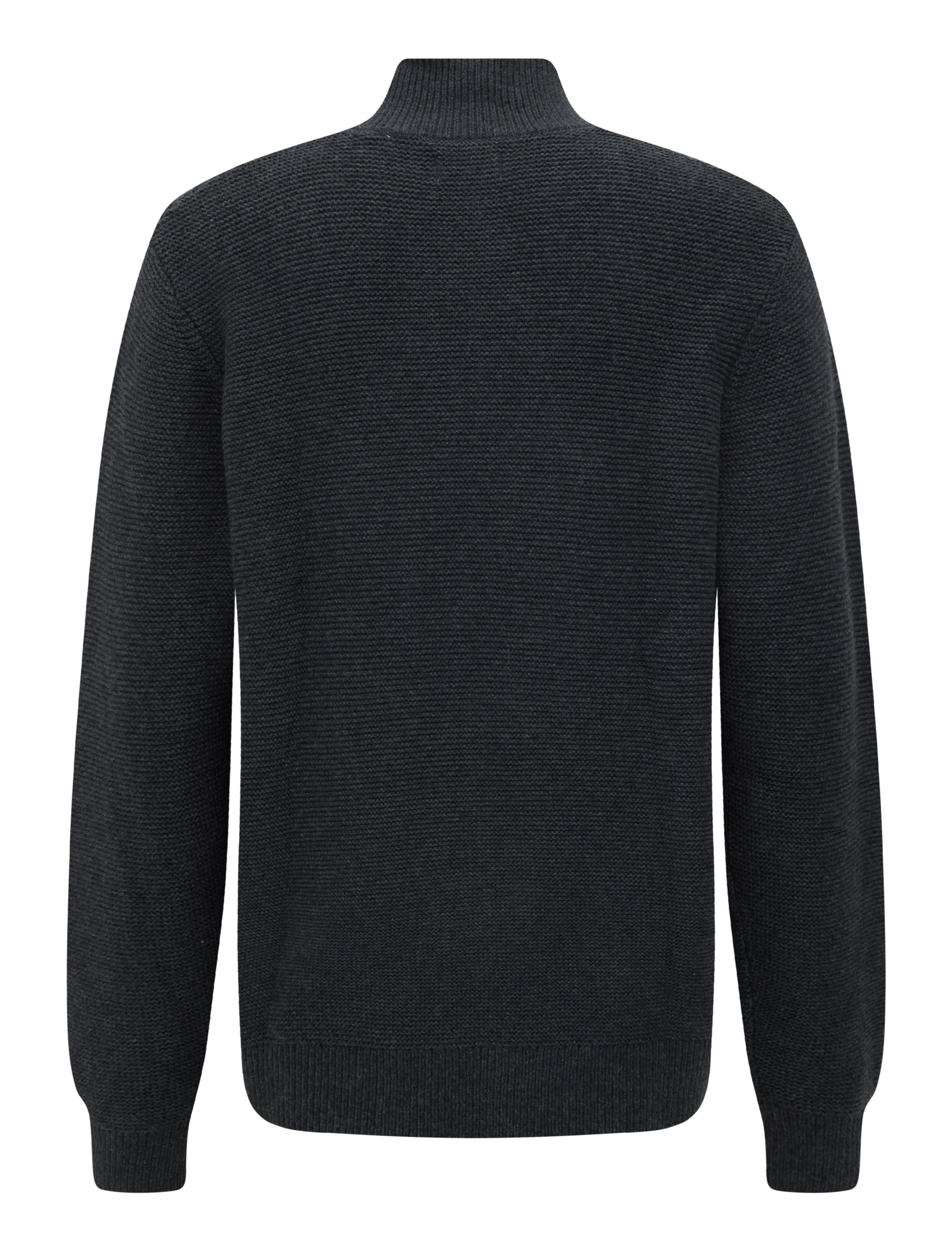 Levi's® - HM QUARTER ZIP SWEATER OBSCIDI - poolpika lukuga džemprid - blacks - 2