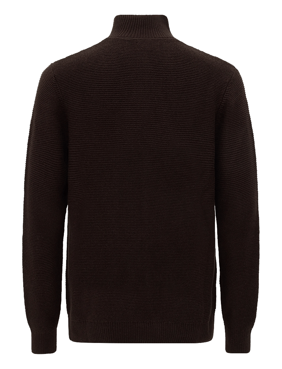 Levi's® - HM QUARTER ZIP SWEATER HOT FUD - poolpika lukuga džemprid - neutrals - 1