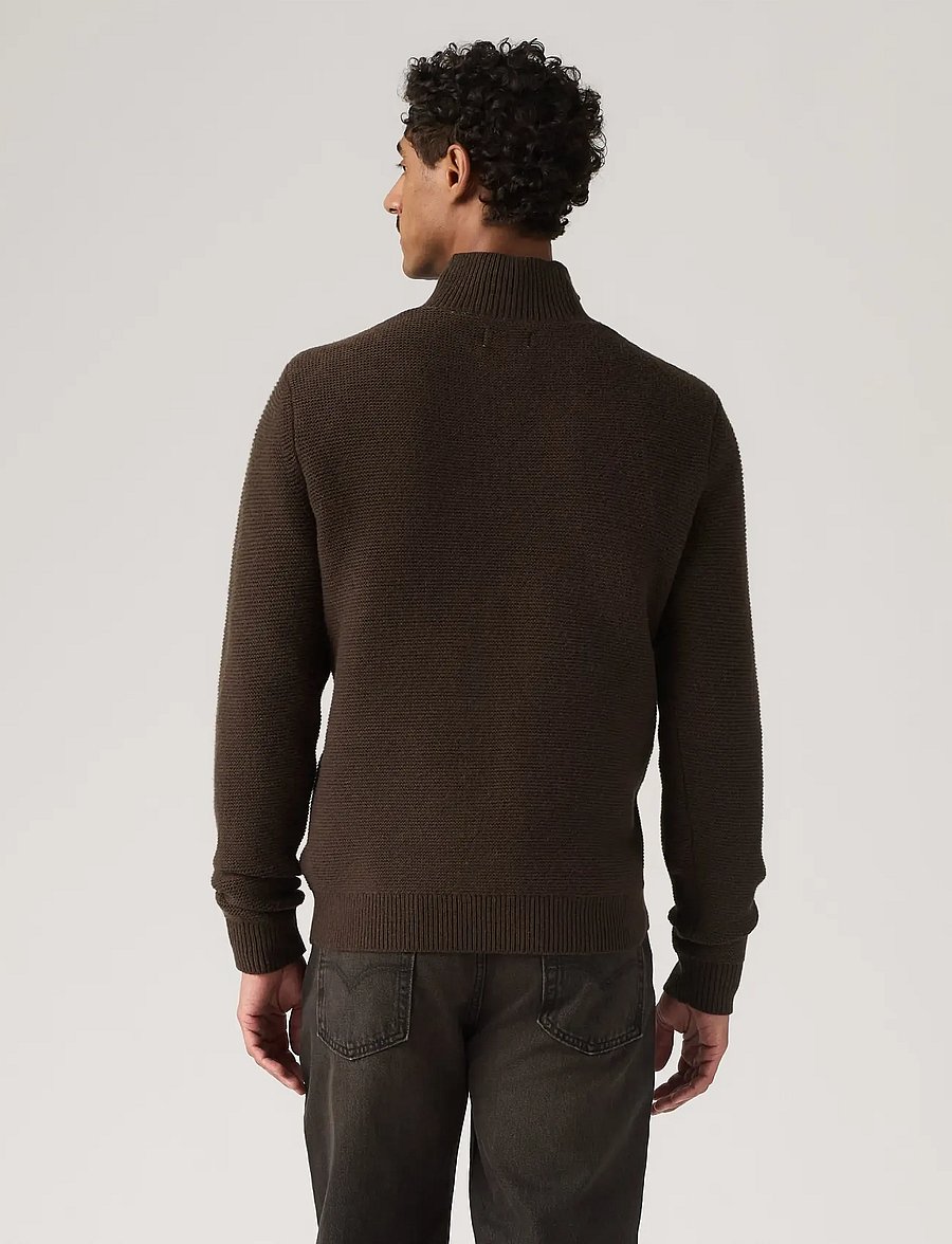 Levi's® - HM QUARTER ZIP SWEATER HOT FUD - pullover mit halbem reißverschluss - neutrals - 5