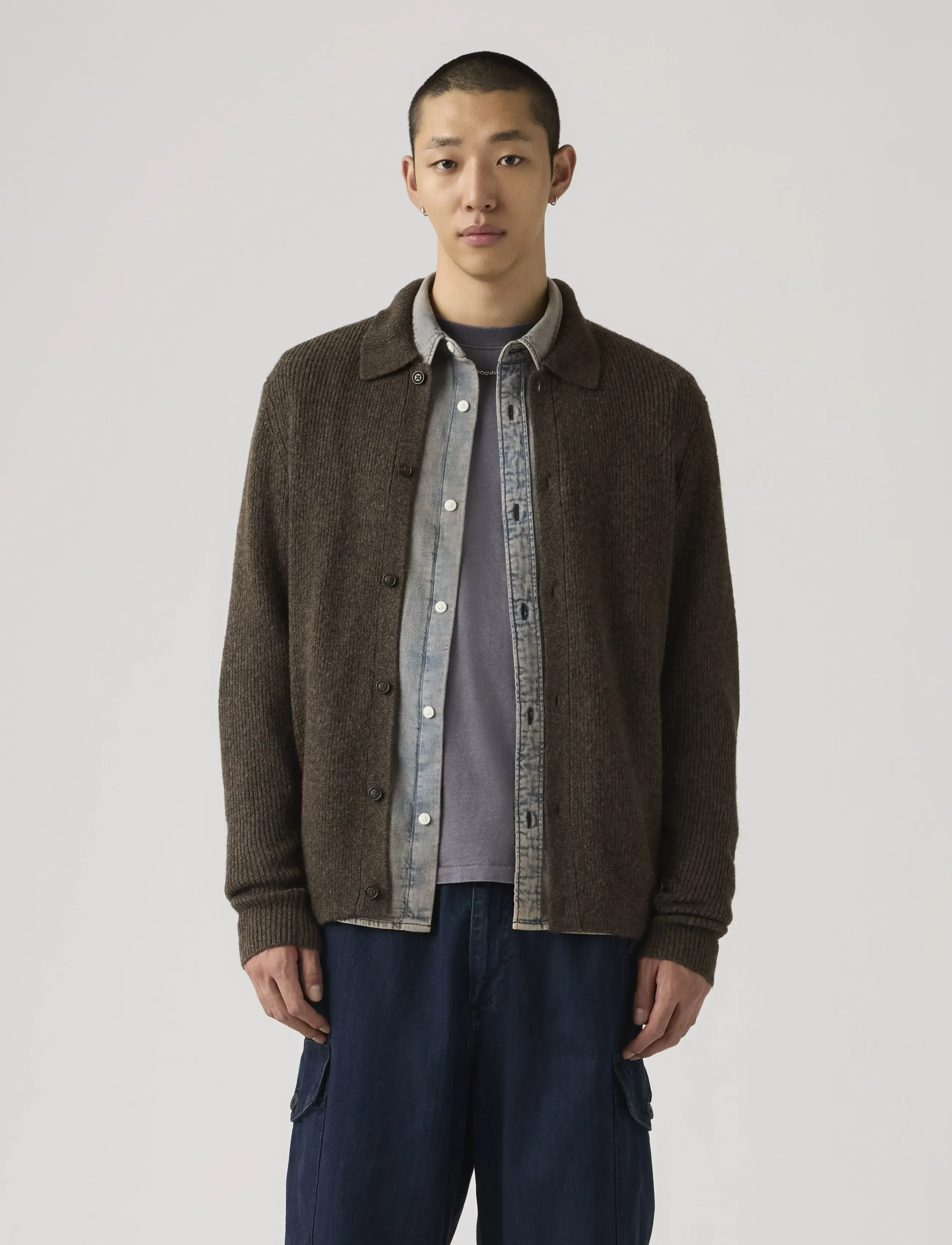 Levi's® CATALINA CARDIGAN CHOCOLATE BR - Kleidung - NEUTRALS / brown