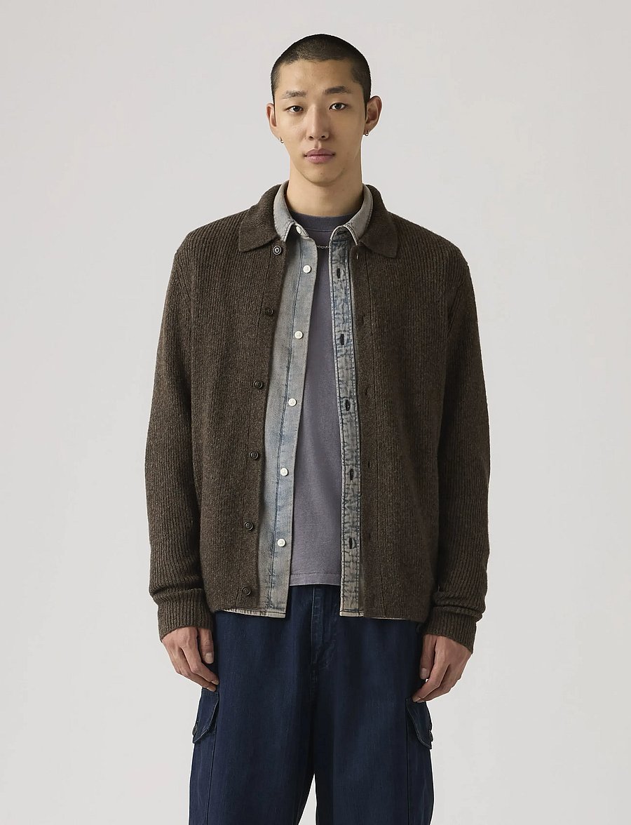 Levi's® - CATALINA CARDIGAN CHOCOLATE BR - osta stiili järgi - neutrals - 0