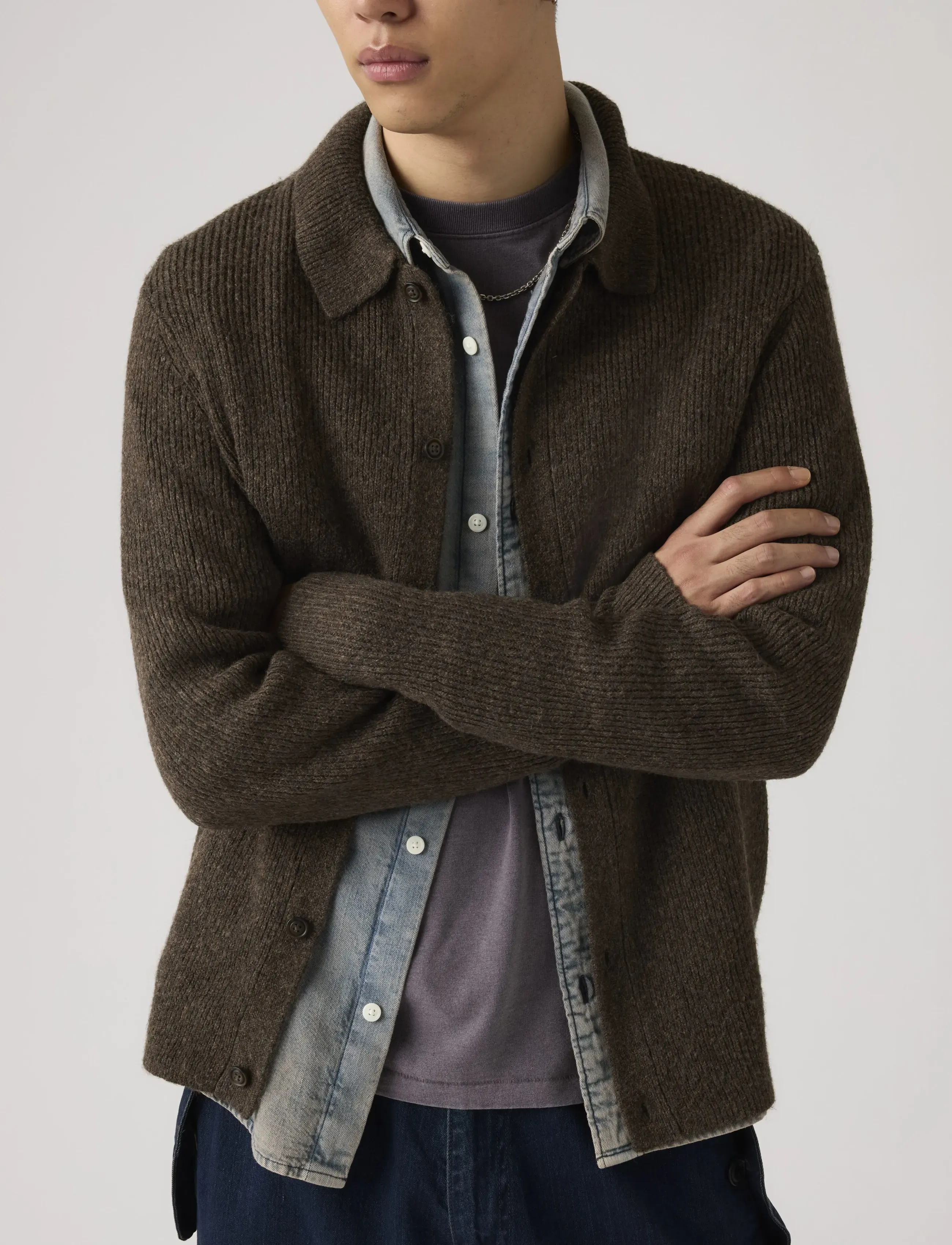 Levi's® - CATALINA CARDIGAN CHOCOLATE BR - achetez par style - neutrals - 4
