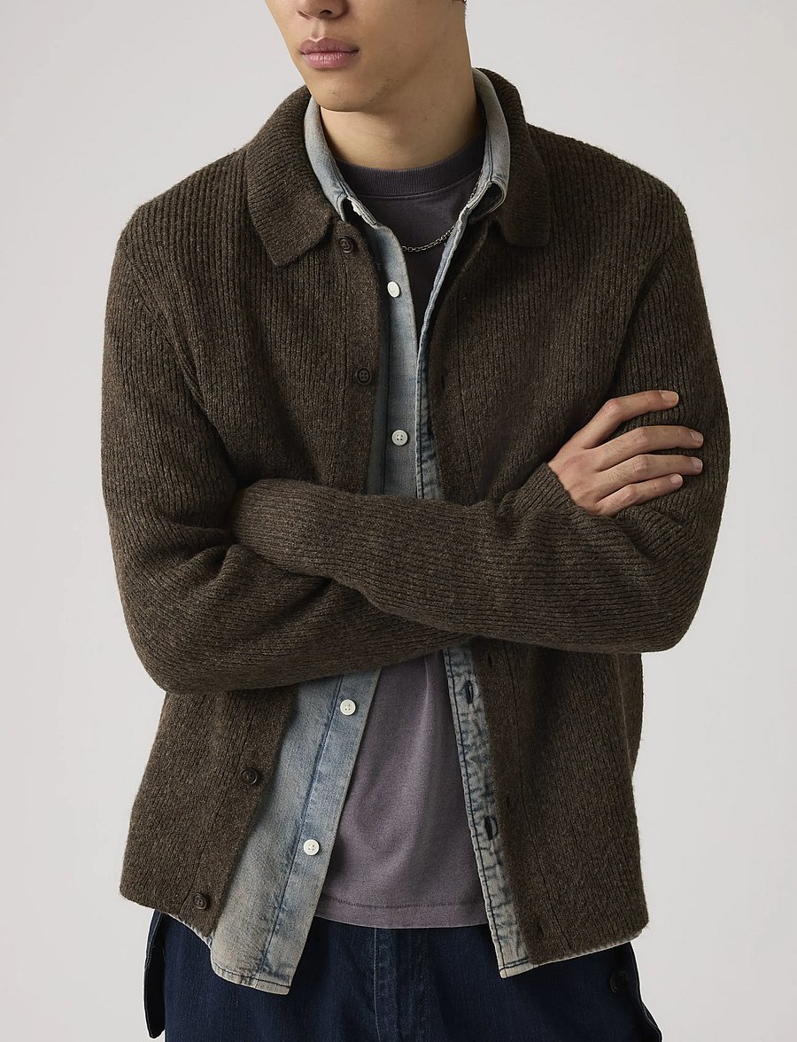Levi's® - CATALINA CARDIGAN CHOCOLATE BR - osta stiili järgi - neutrals - 4