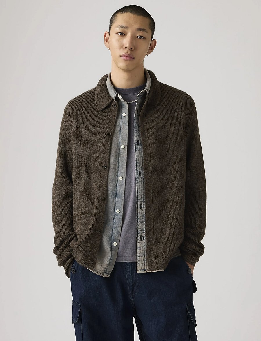 Levi's® - CATALINA CARDIGAN CHOCOLATE BR - osta stiili järgi - neutrals - 5