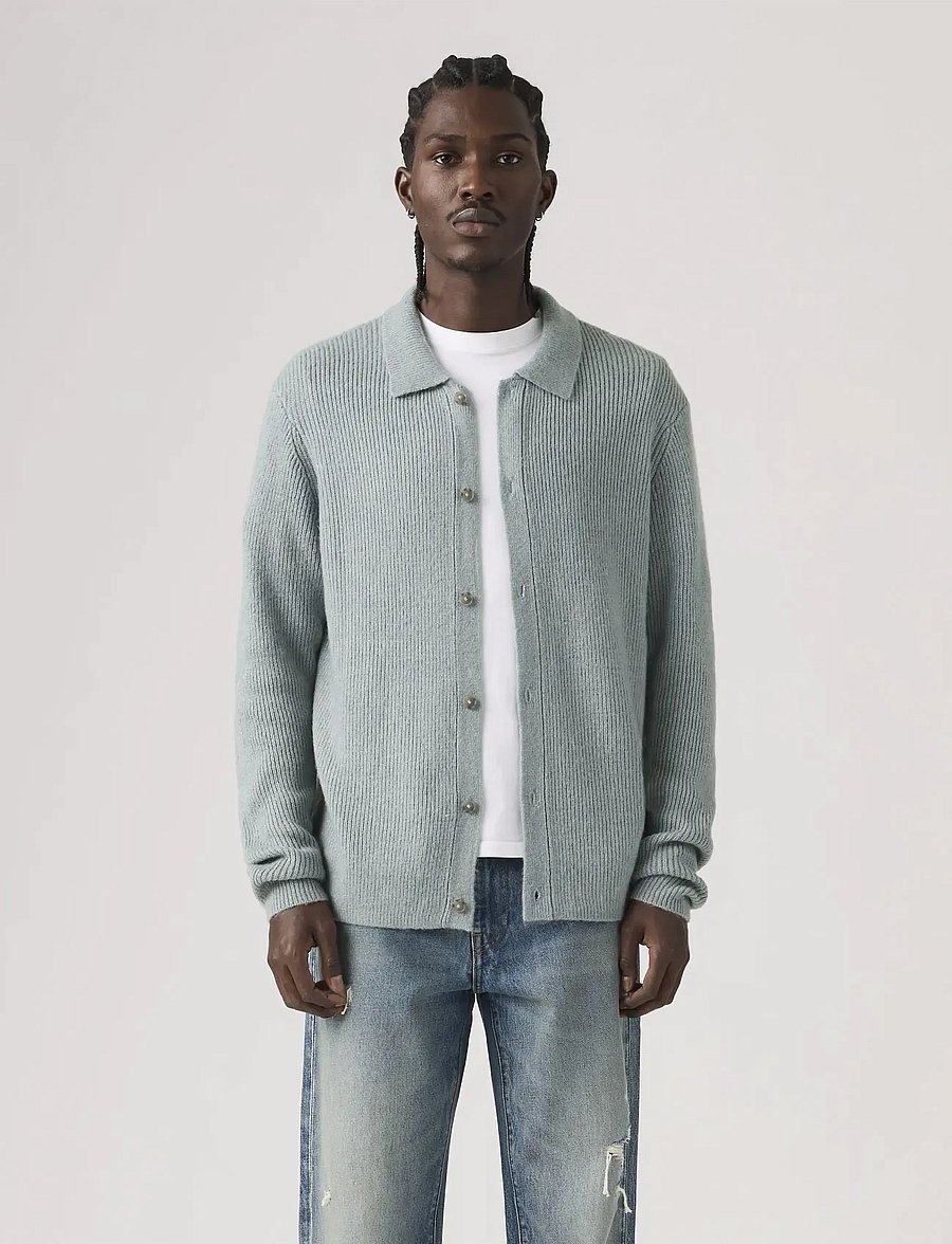 Levi's® - CATALINA CARDIGAN LEAD - strickjacken - greys - 0