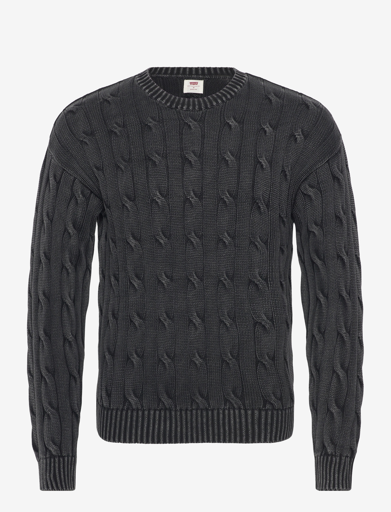 Levi's® - CARMEL CABLE CREW CABLE RIB 5G - trøjer - blacks - 1