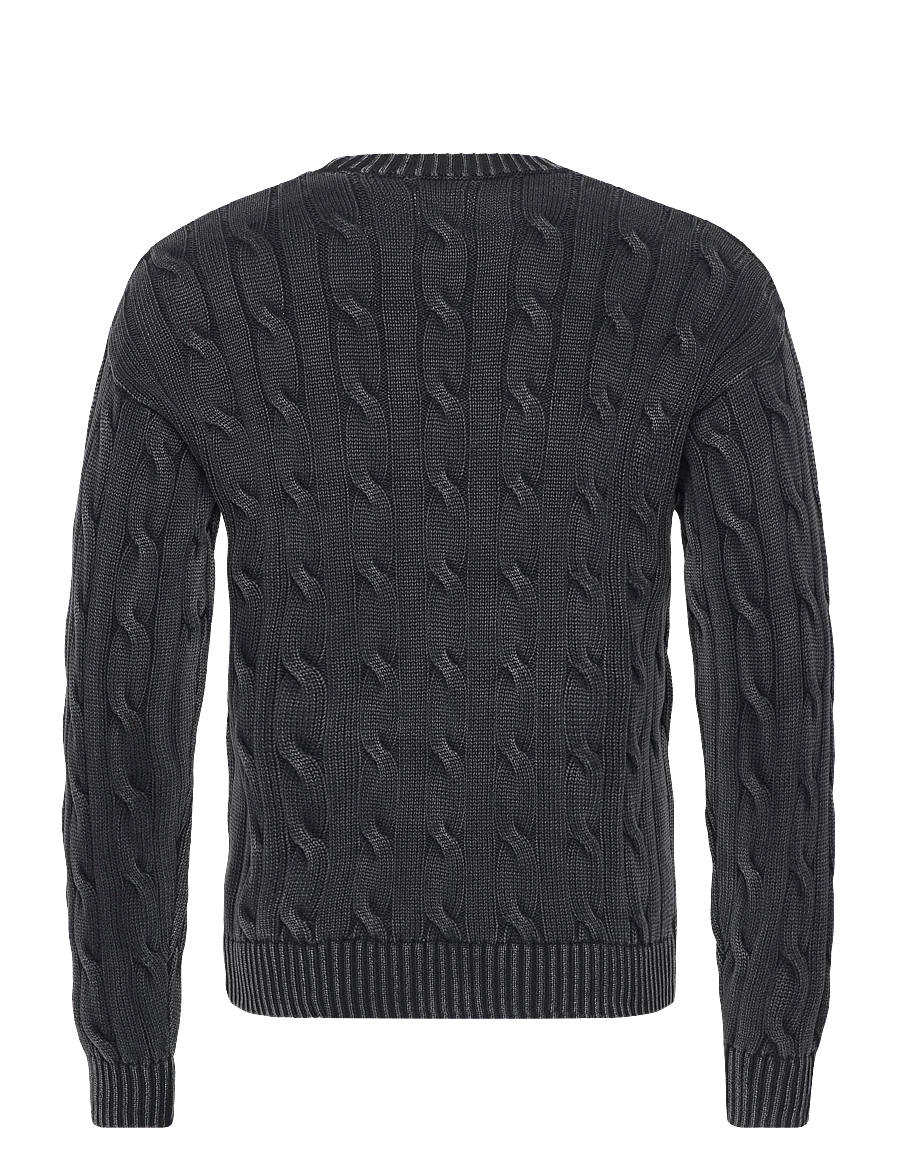 Levi's® - CARMEL CABLE CREW CABLE RIB 5G - Ümmarguse kaelusega kudumid - blacks - 2