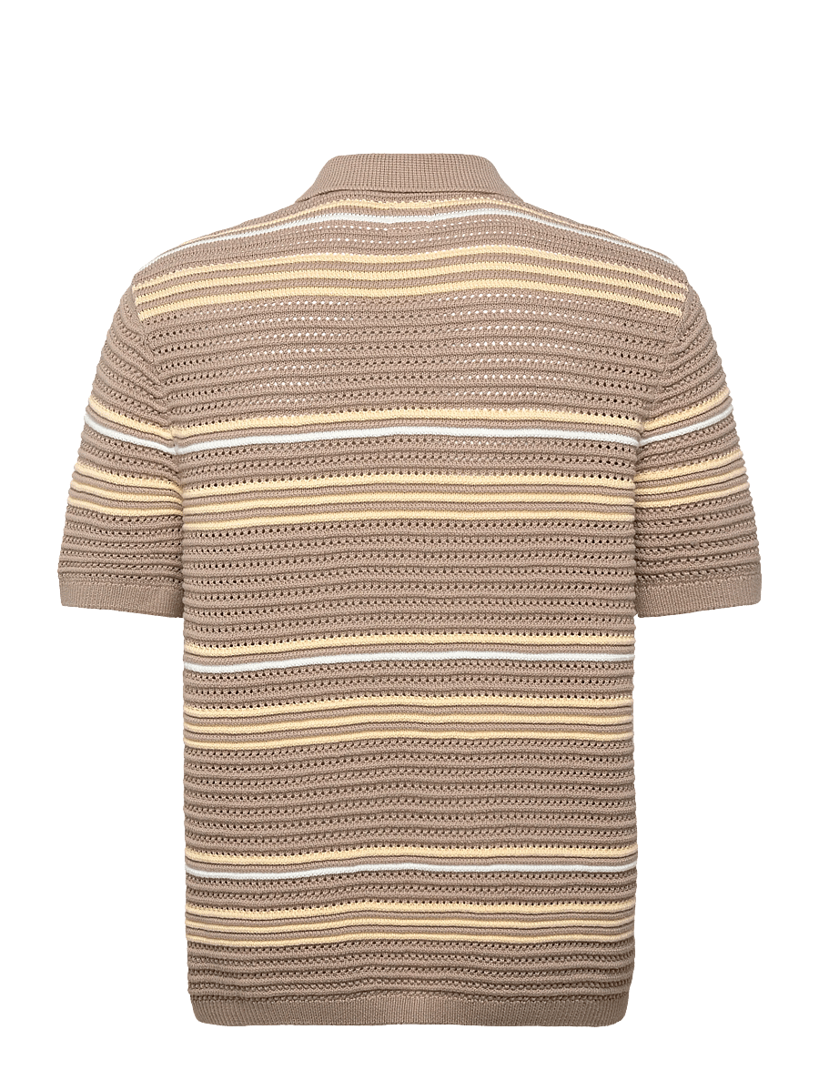 Levi's® - LAGUNA SWEATER POLO TERRACE ST - gestrickte polohemden - neutrals - 2