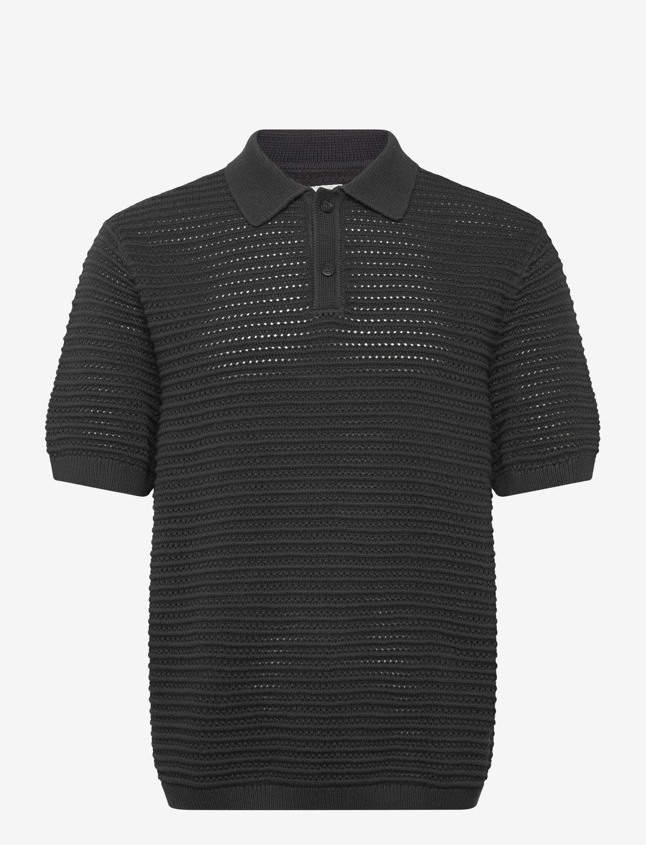 Levi's® - LAGUNA SWEATER POLO DARK PHANT - gestrickte polohemden - blacks - 1