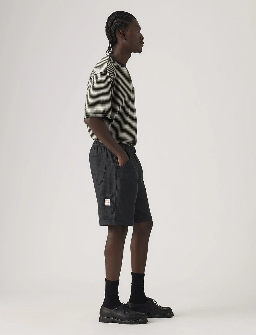 Levi's® - PULLON WORK SHORT DARK PHANTOM - vabaaja lühikesed püksid - blacks - 3