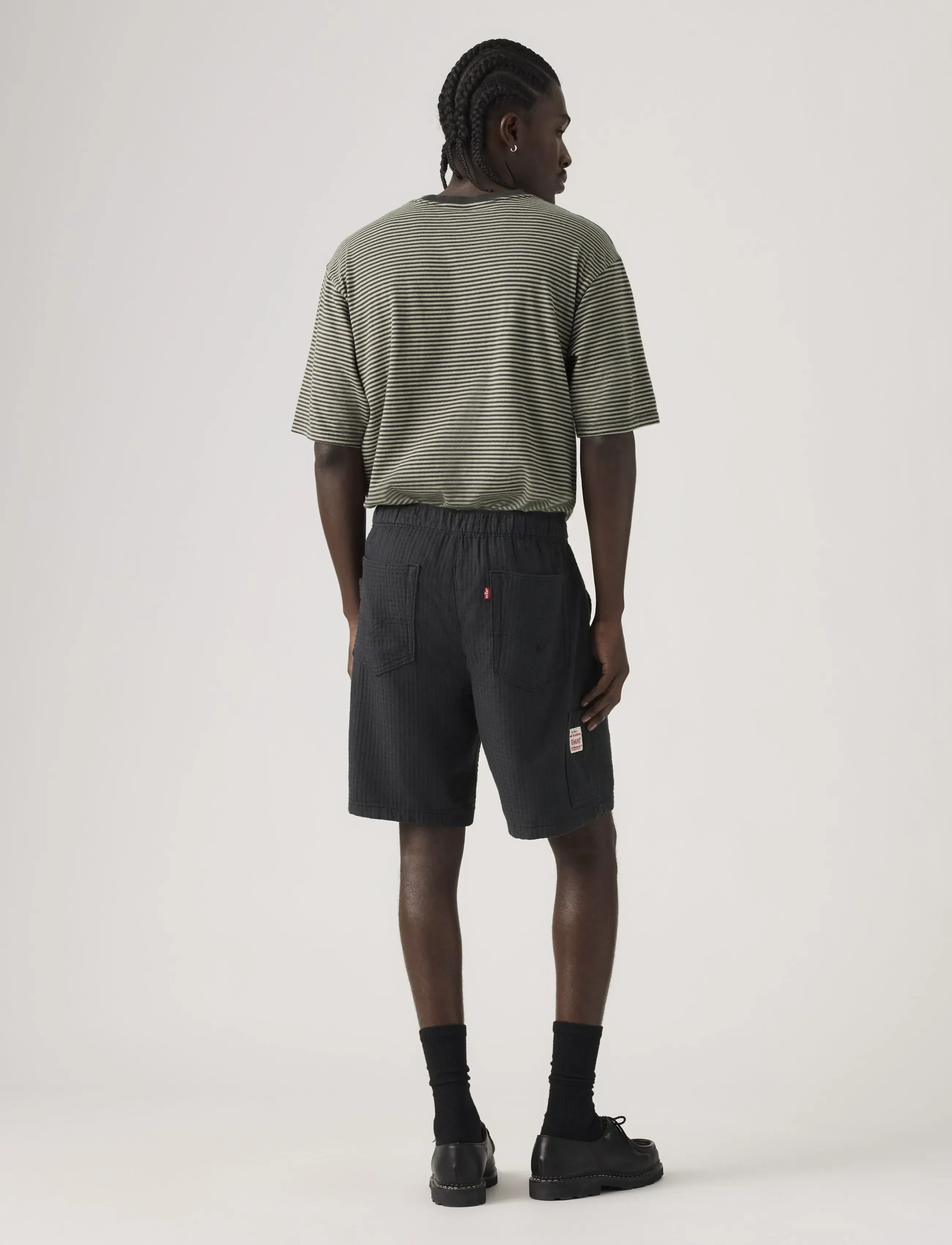 Levi's® - PULLON WORK SHORT DARK PHANTOM - herren - blacks - 4