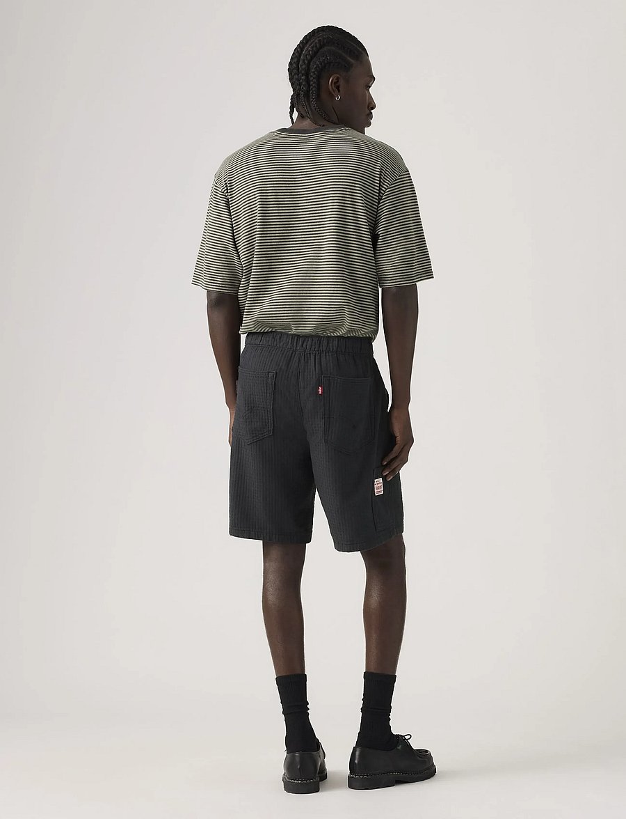 Levi's® - PULLON WORK SHORT DARK PHANTOM - vabaaja lühikesed püksid - blacks - 4