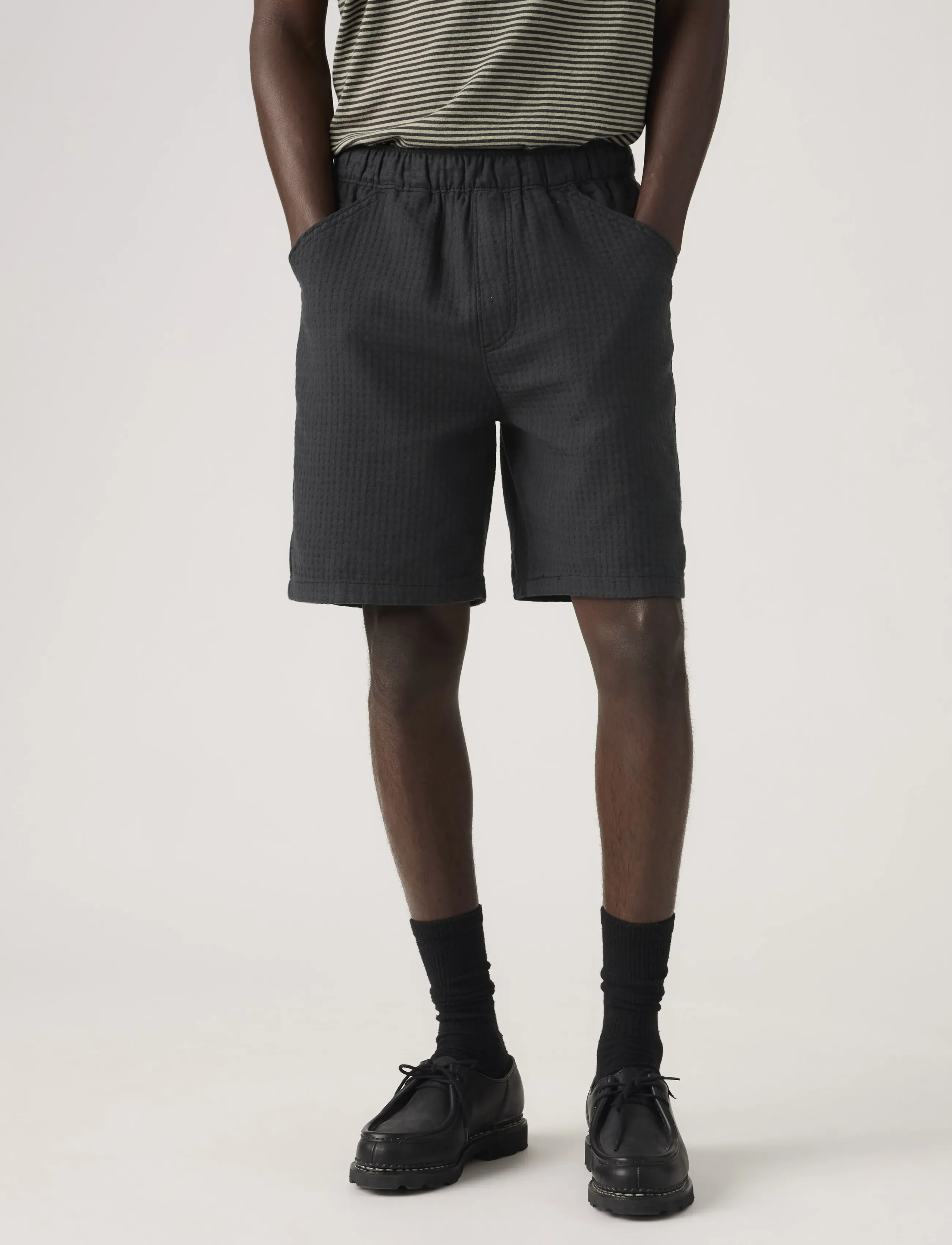 Levi's® - PULLON WORK SHORT DARK PHANTOM - herren - blacks - 5