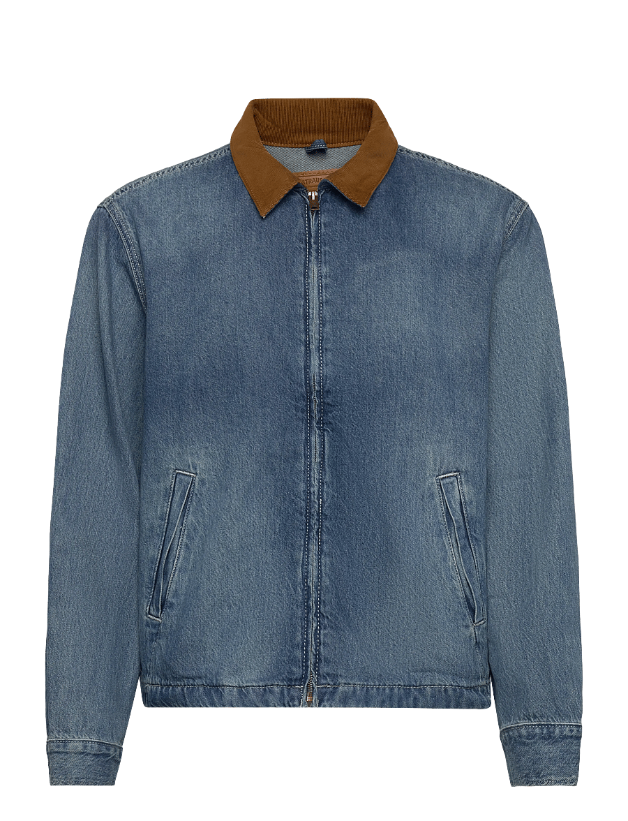 Levi's® - CASTRO FULL ZIP LIGHT IT UP T - ungefütterte denimjacken - med indigo - worn in - 1