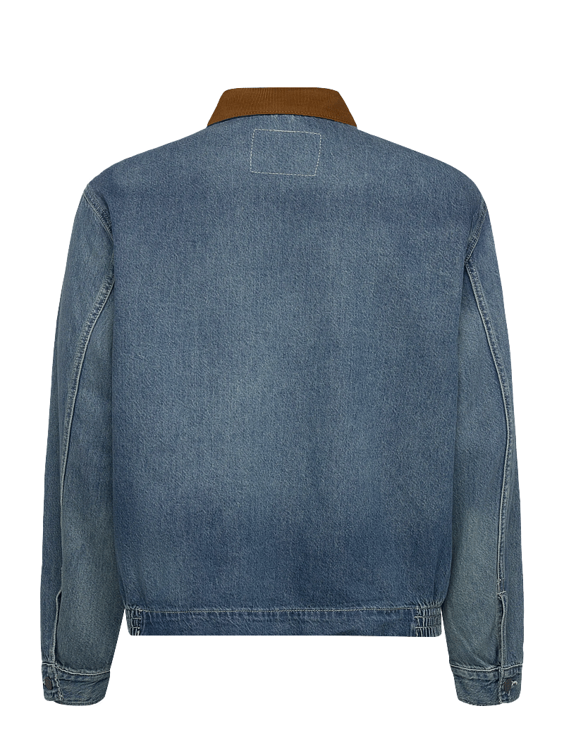 Levi's® - CASTRO FULL ZIP LIGHT IT UP T - ungefütterte denimjacken - med indigo - worn in - 2
