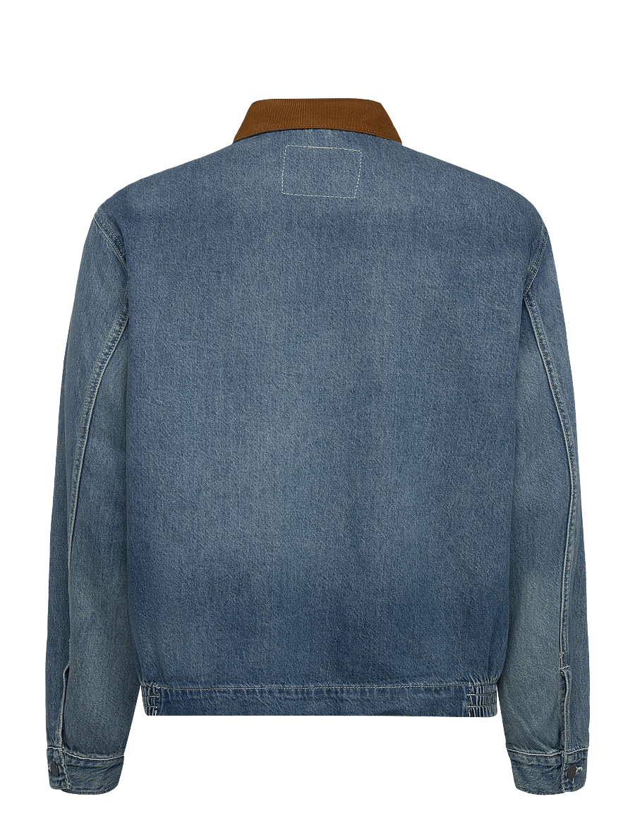Levi's® - CASTRO FULL ZIP LIGHT IT UP T - ungefütterte denimjacken - med indigo - worn in - 2