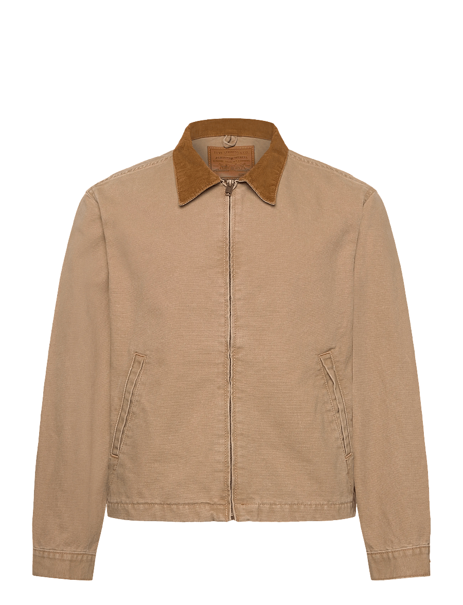 Levi's® - CASTRO FULL ZIP TIGERS EYE CAN - forårsjakker - browns - 1