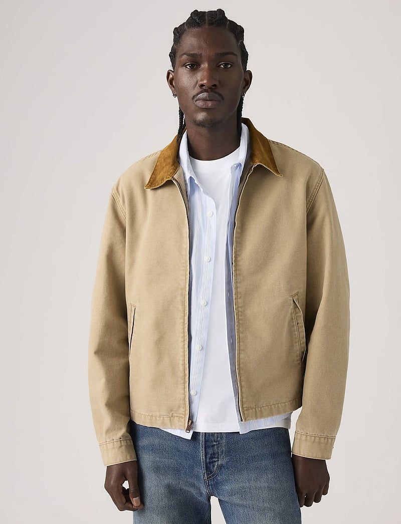 Levi's® - CASTRO FULL ZIP TIGERS EYE - spring jackets - browns - 0