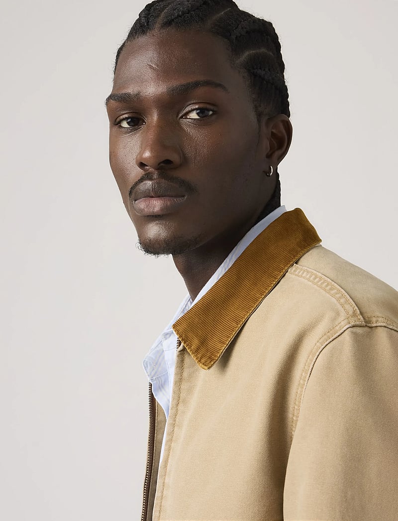 Levi's® - CASTRO FULL ZIP TIGERS EYE - spring jackets - browns - 4
