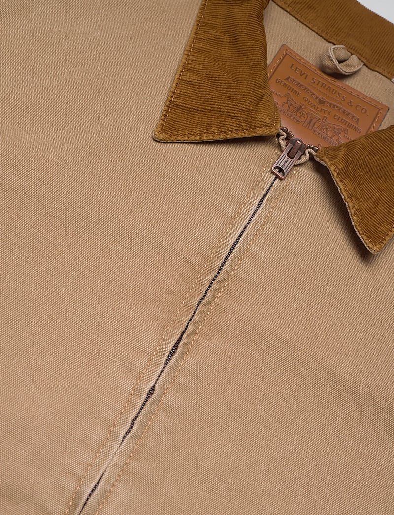 Levi's® - CASTRO FULL ZIP TIGERS EYE - kevadjoped - browns - 2