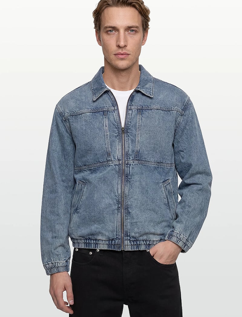 Levi's® - JAANAI JACKET CLOUDY DAYS - ungefütterte denimjacken - light indigo - worn in - 3