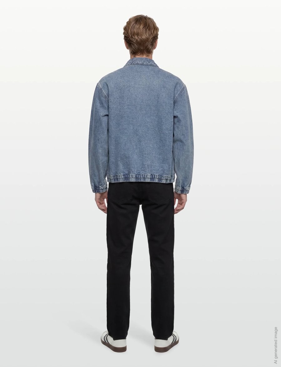 Levi's® - JAANAI JACKET CLOUDY DAYS - ungefütterte denimjacken - light indigo - worn in - 4