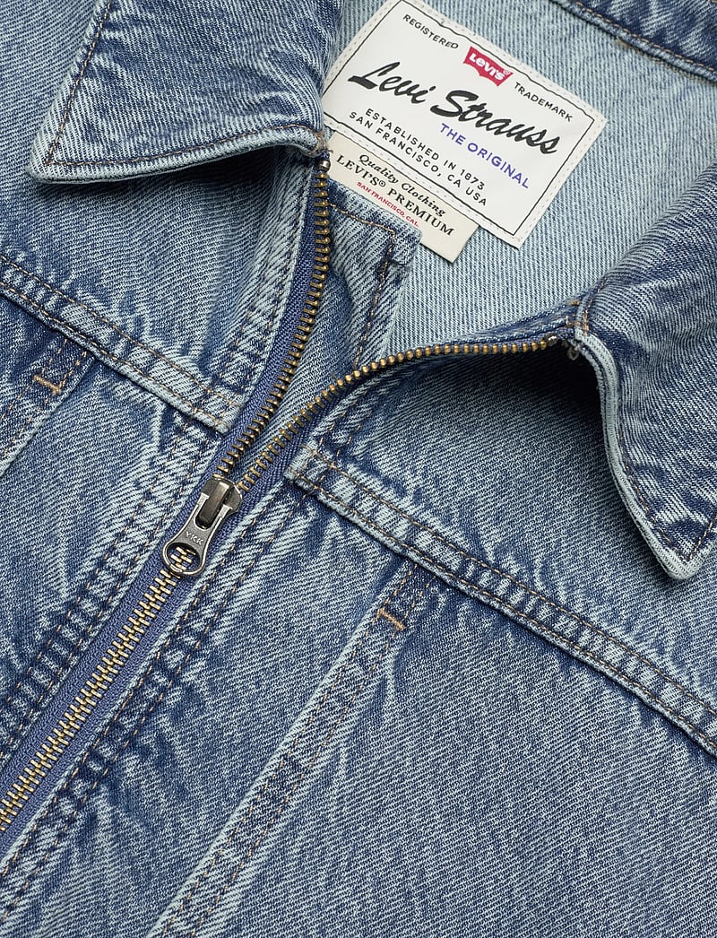 Levi's® - JAANAI JACKET CLOUDY DAYS - uforede denimjakker - light indigo - worn in - 2