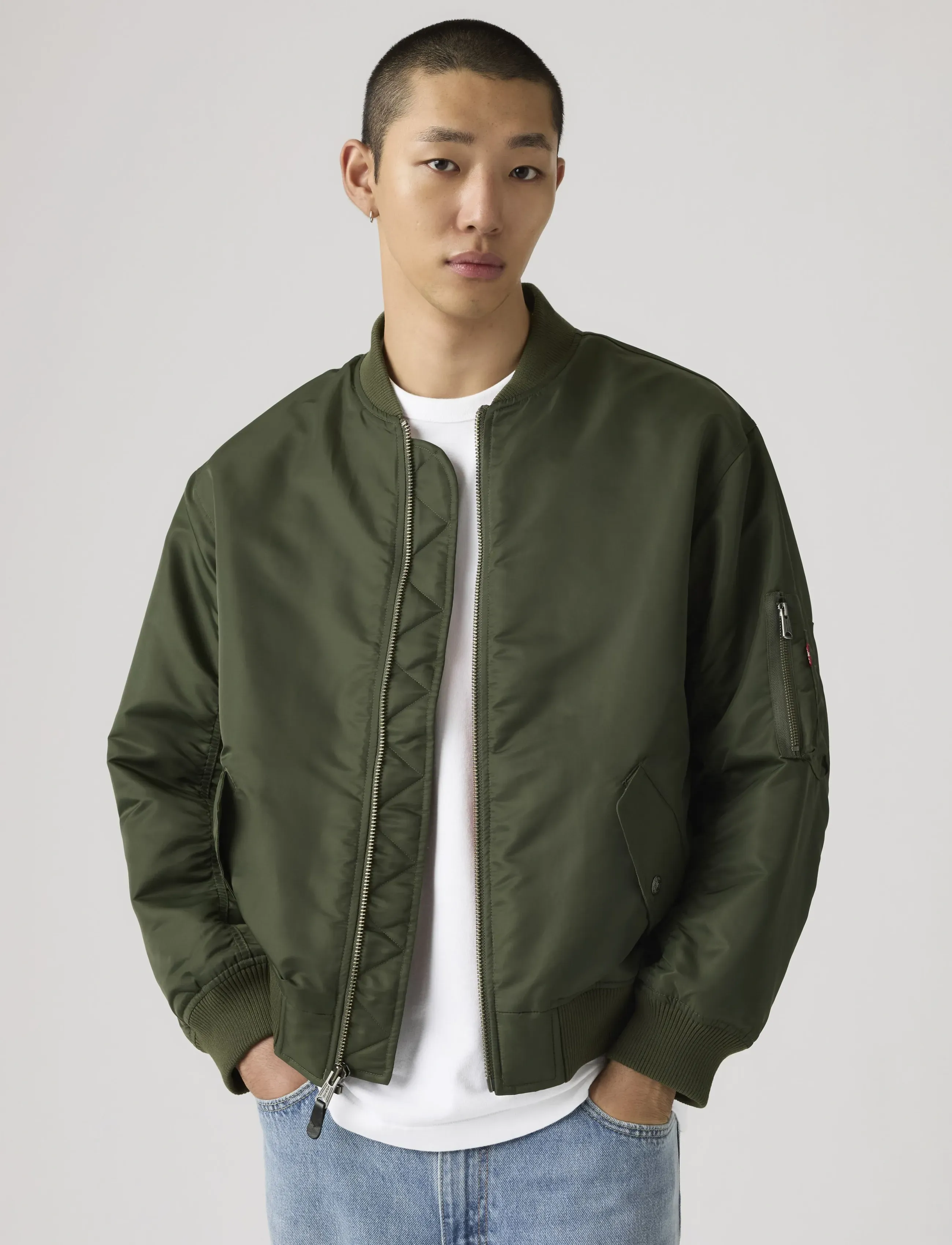 Levi's Ma1 Bomber Deep Depths, XL, Green, Jakker > Bomberjakker, Herre