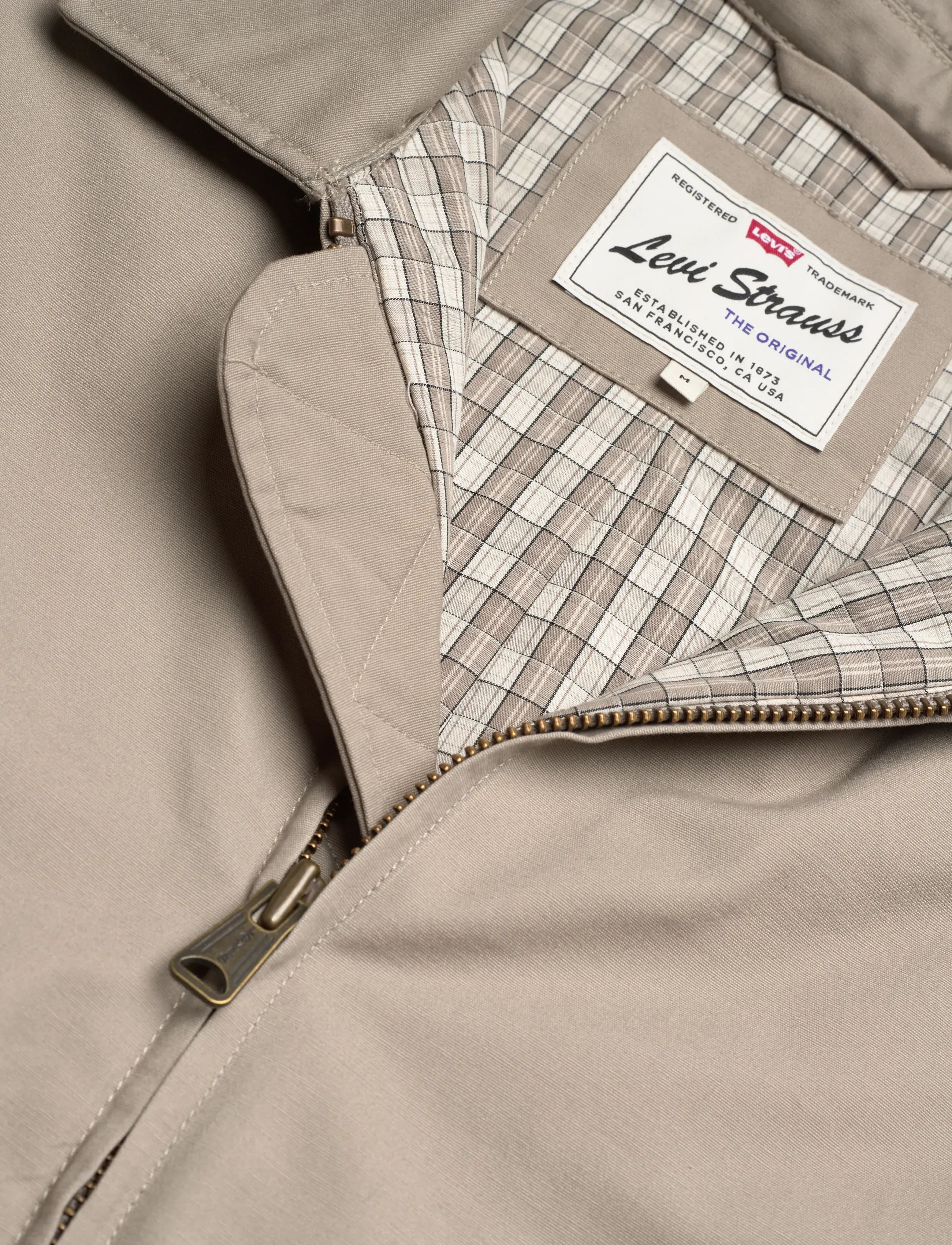Levi's® - CORTLAND JACKET VINTAGE KHAKI - spring jackets - tans - 5
