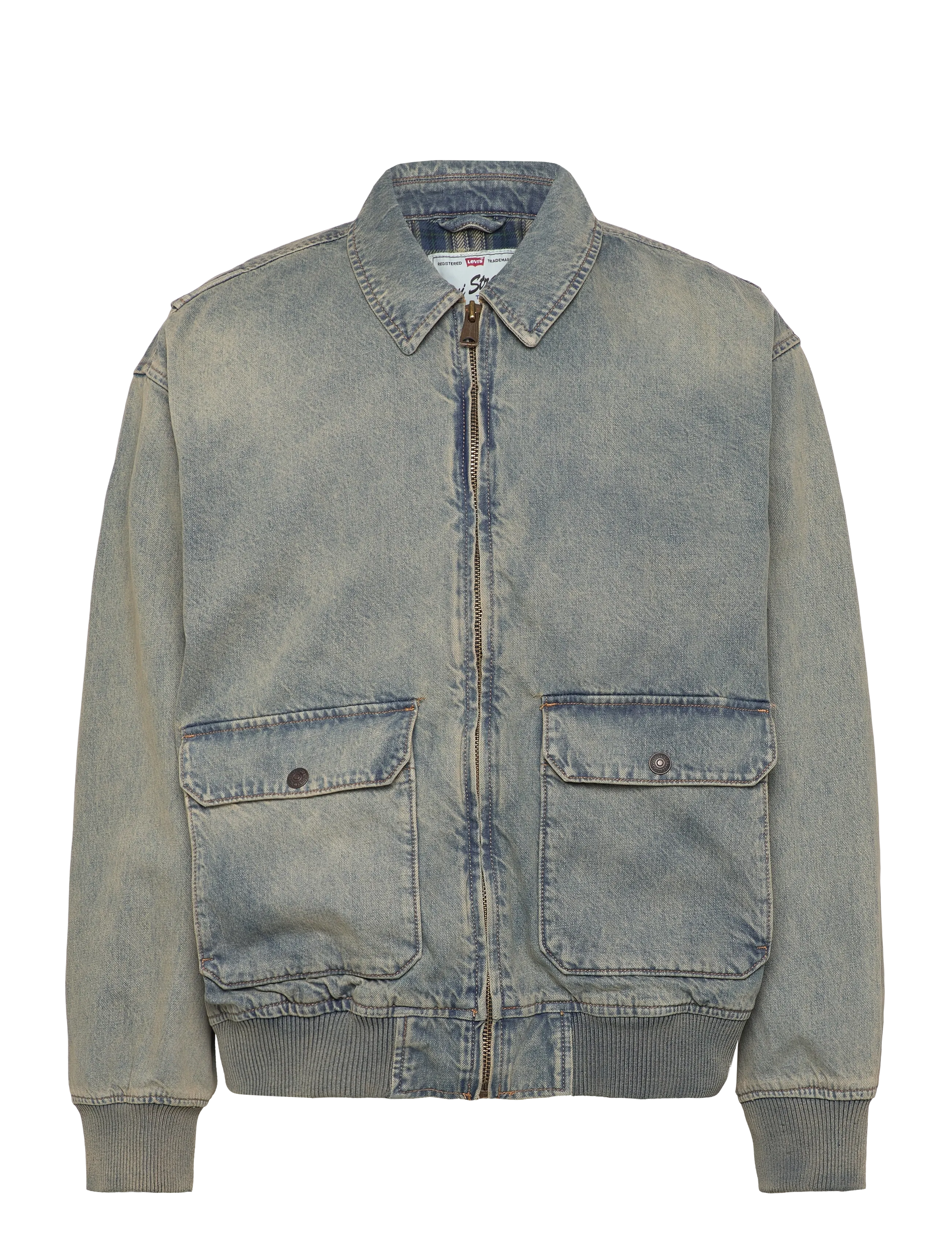 Levi's® CORTLAND JACKET MY TINTED JOUR - Bomberjackor - MED INDIGO - WORN IN / blue
