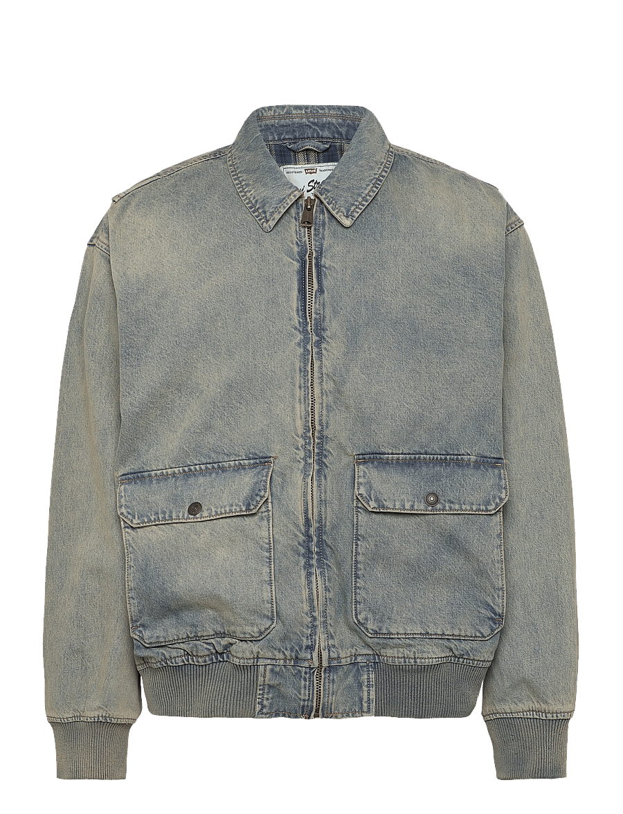 Levi's® - CORTLAND JACKET MY TINTED JOUR - džinsiniai švarkeliai su pamušalu - med indigo - worn in - 1