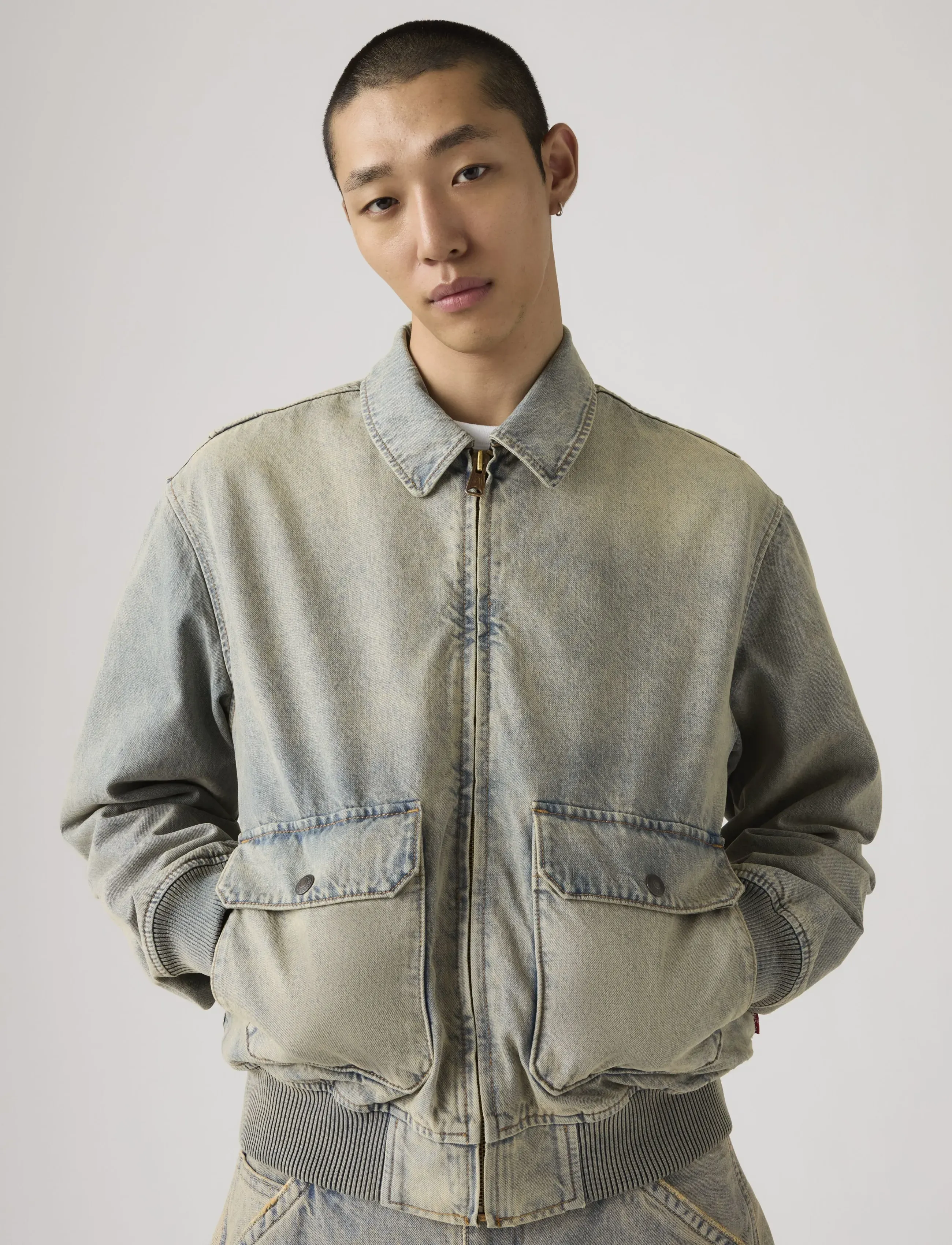 Levi's® CORTLAND JACKET MY TINTED JOUR - Jassen - MED INDIGO - WORN IN / blue