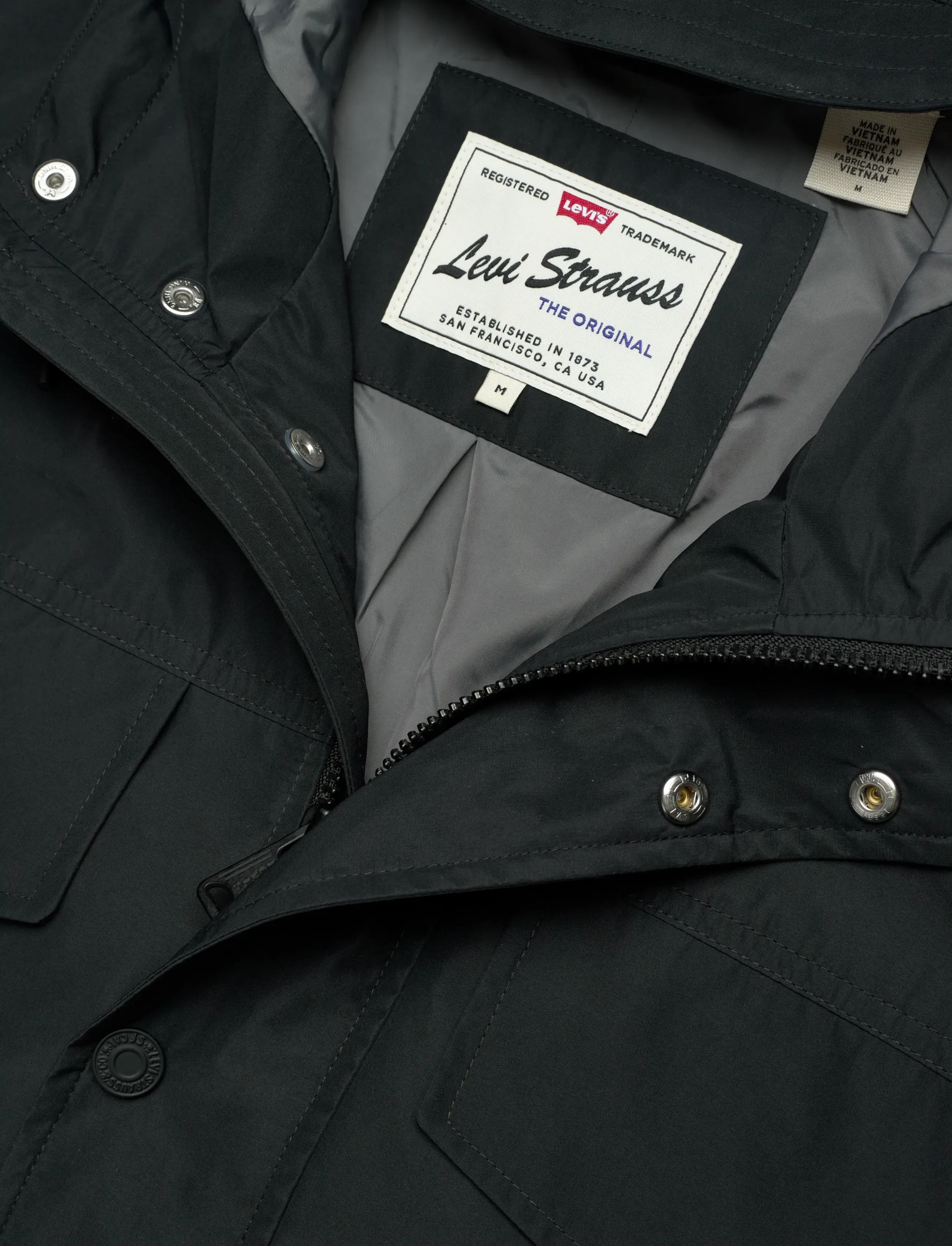 Levi's® - MARINA UTILITY PARKA JET BLACK - parkas - blacks - 2