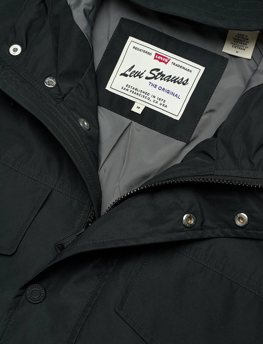 Levi's® - MARINA UTILITY PARKA JET BLACK - parkas - blacks - 5