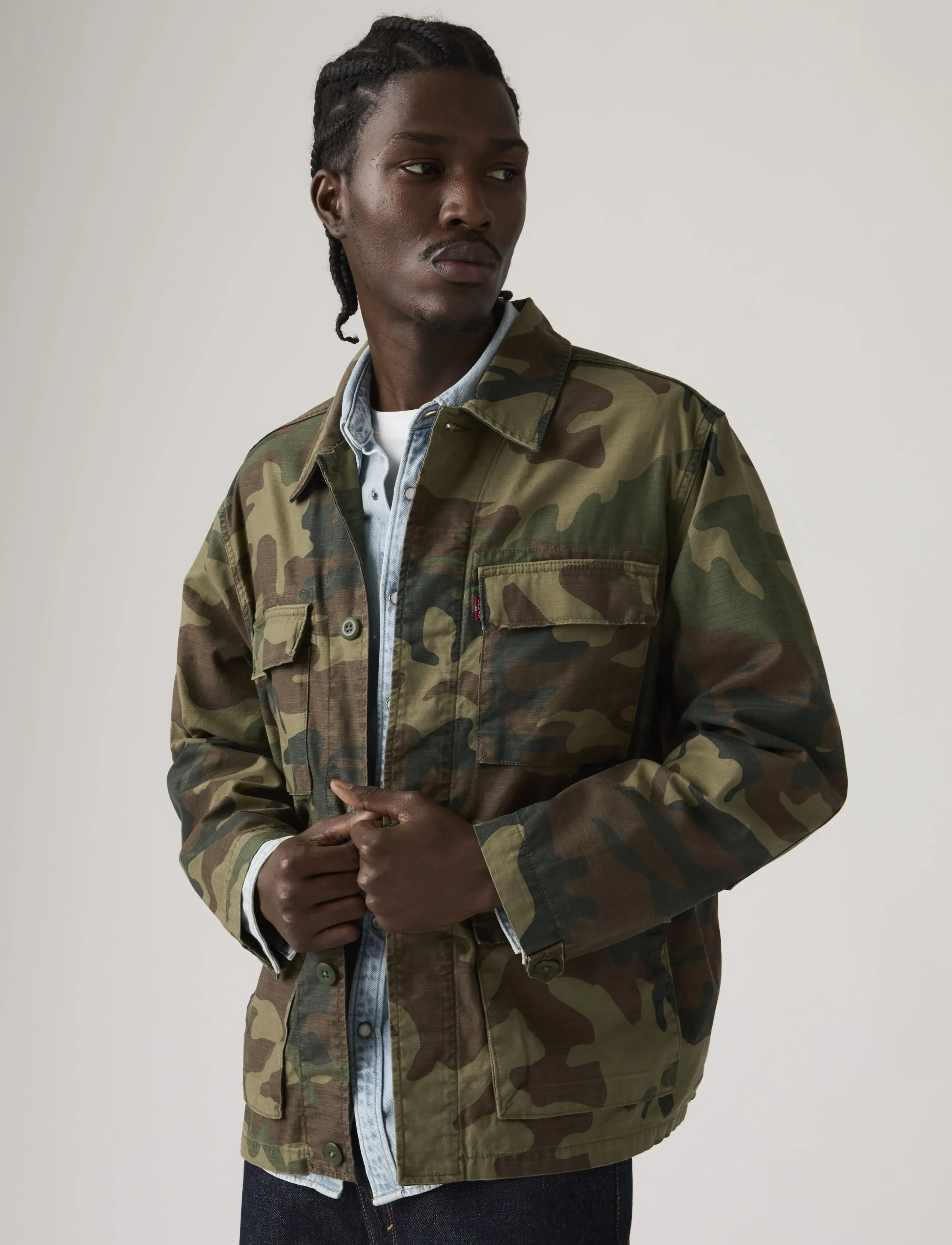 Levi's® FRISKO JACKET PHALAROPE CAMO P - Jassen - MULTI-COLOR / multi