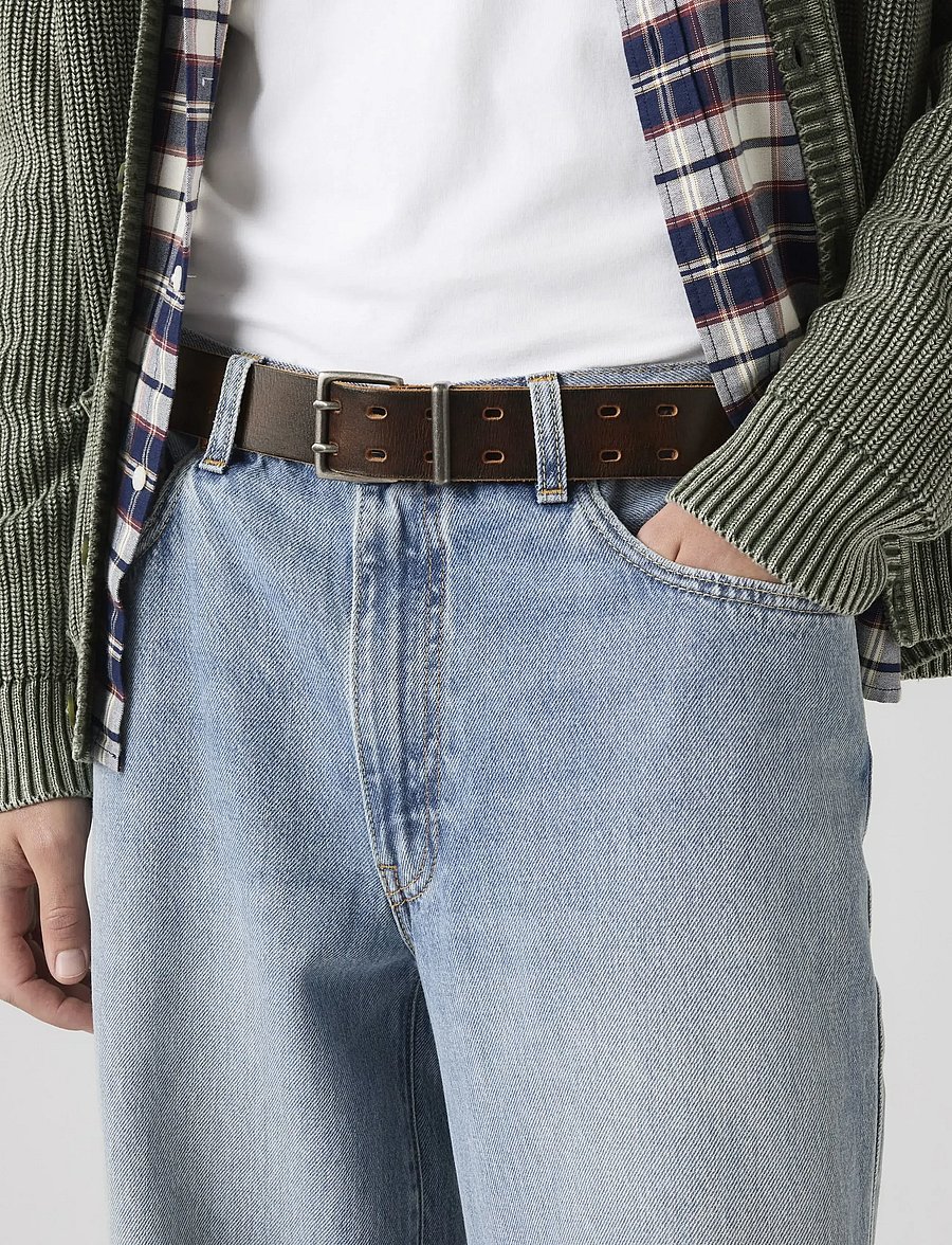 Levi's® - POTRERO DOUBLE PRONG BELT SEAL - klassische gürtel - browns - 0
