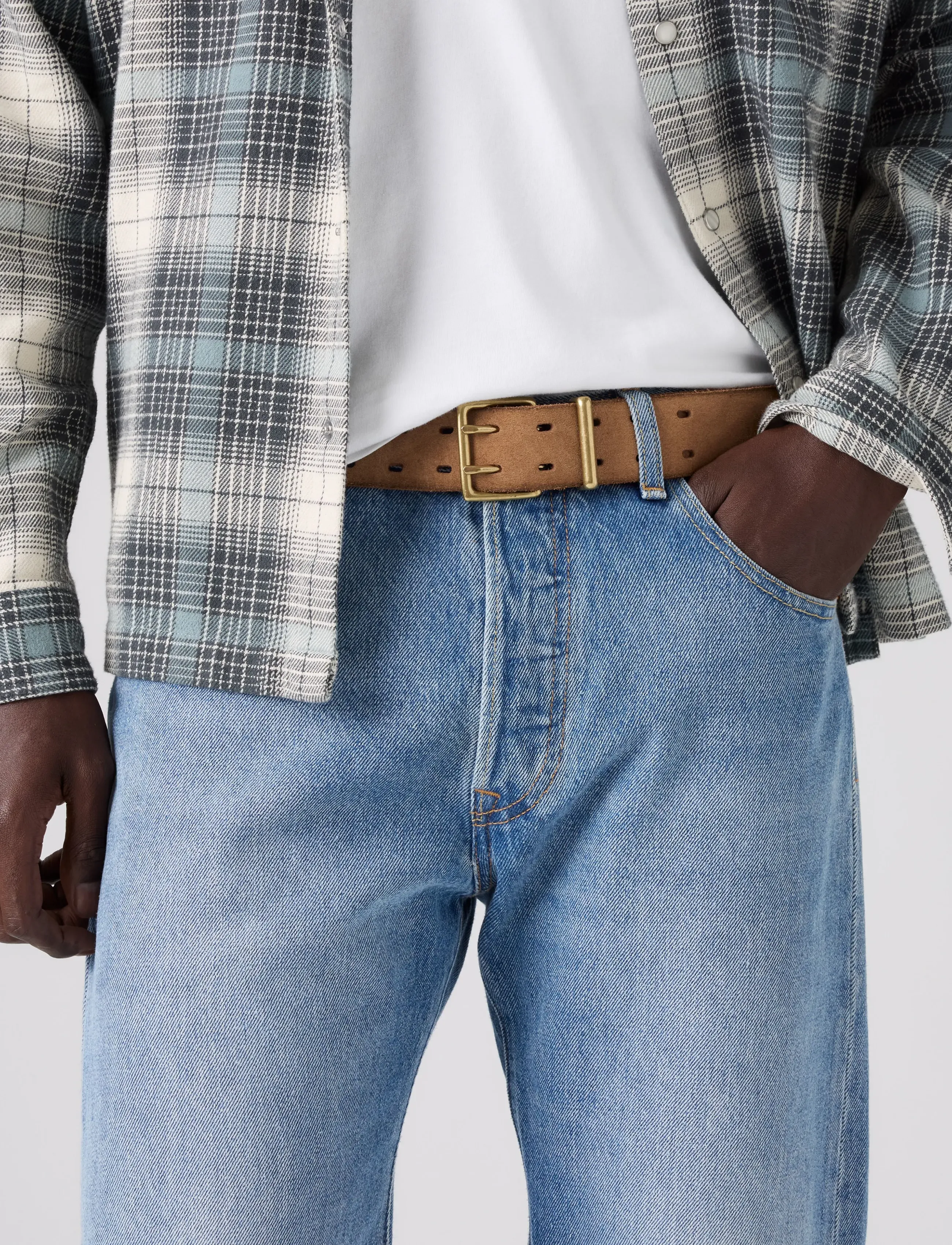 Levi's® - POTRERO DOUBLE PRONG BELT BISO - sügisene kokkuhoid - browns i - 0