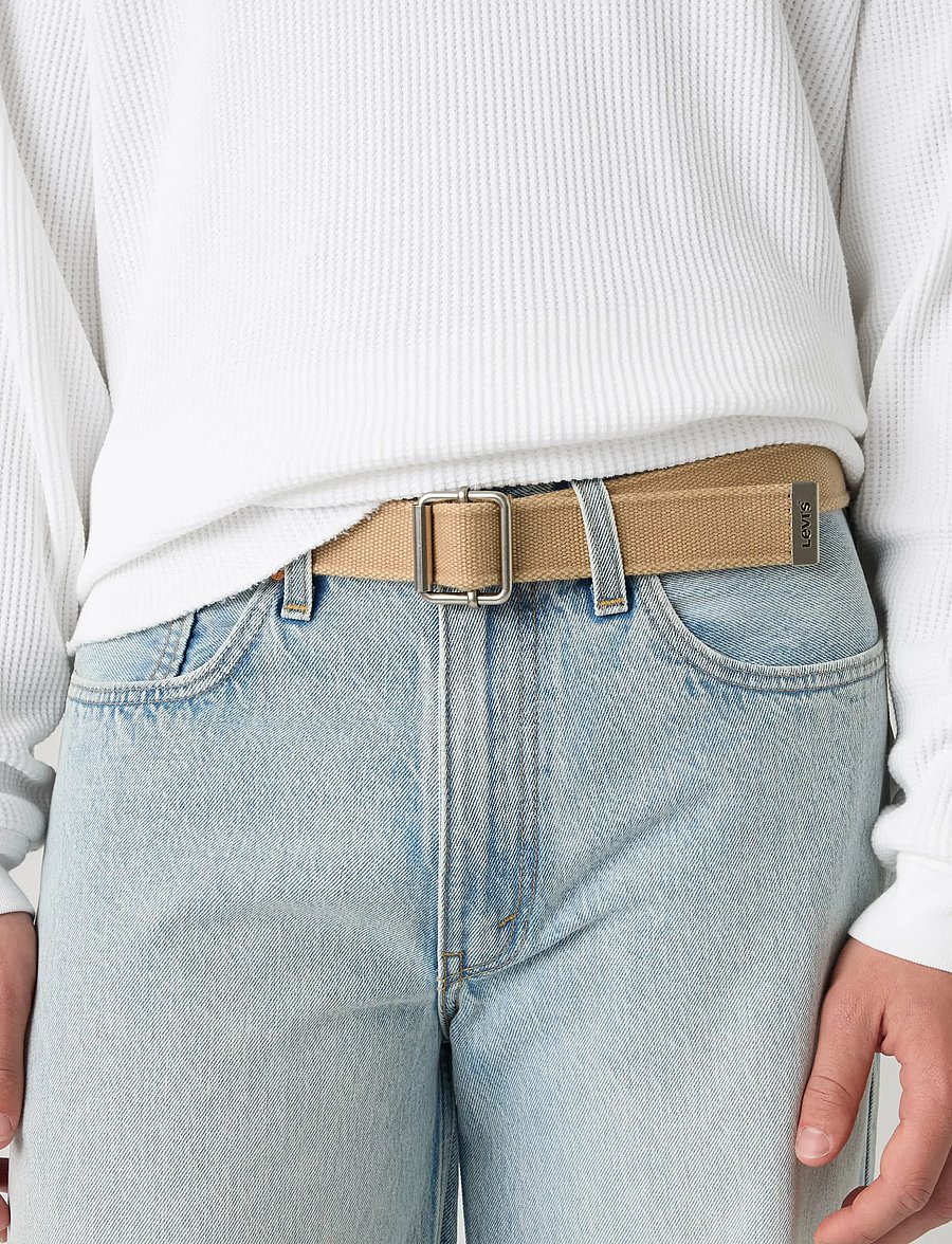 Levi's® - WASHED DOWN COTTON WEB BELT TR - klassikalised vööd - tans - 0