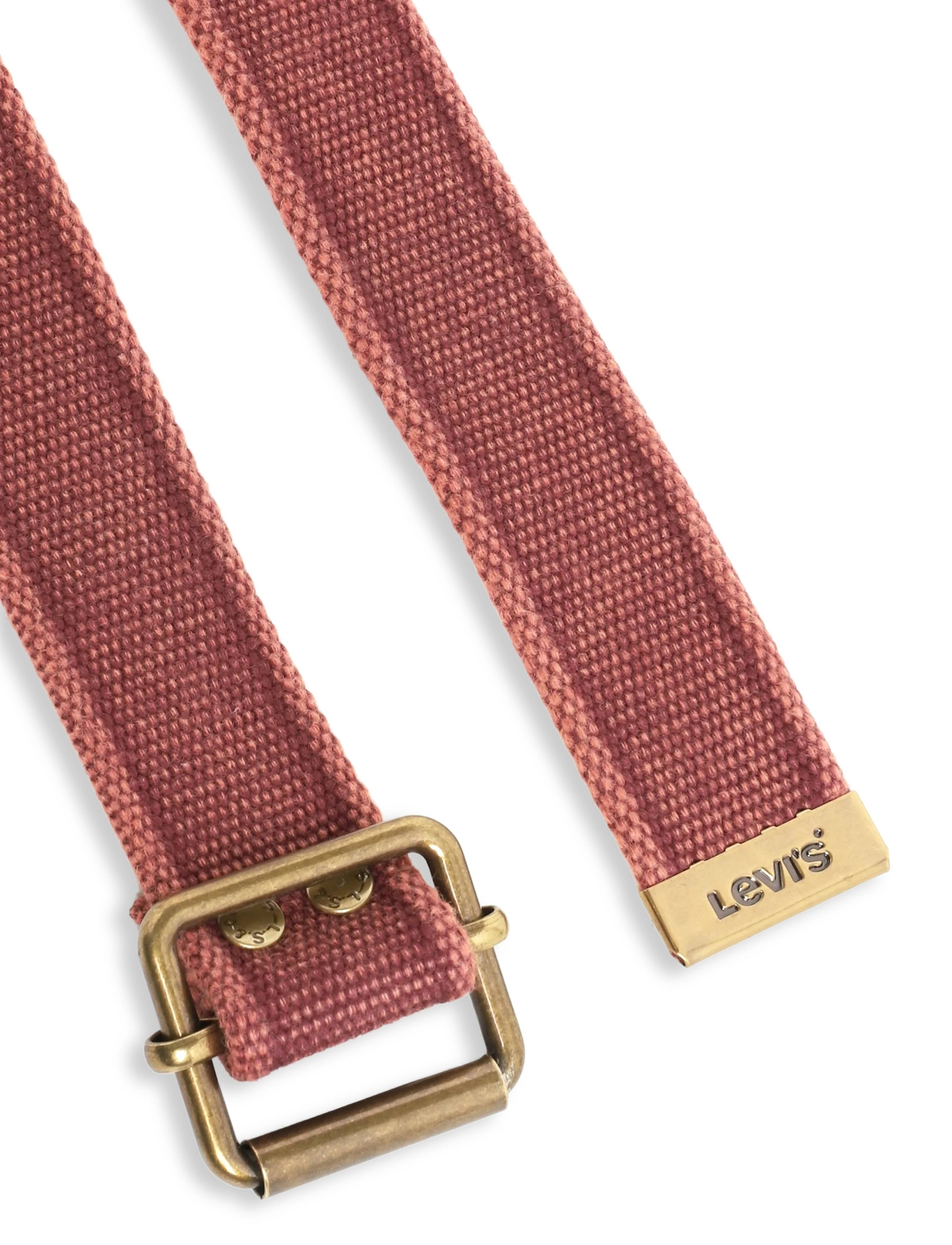 Levi's® - WASHED DOWN COTTON WEB BELT TA - flätade skärp - reds - 1