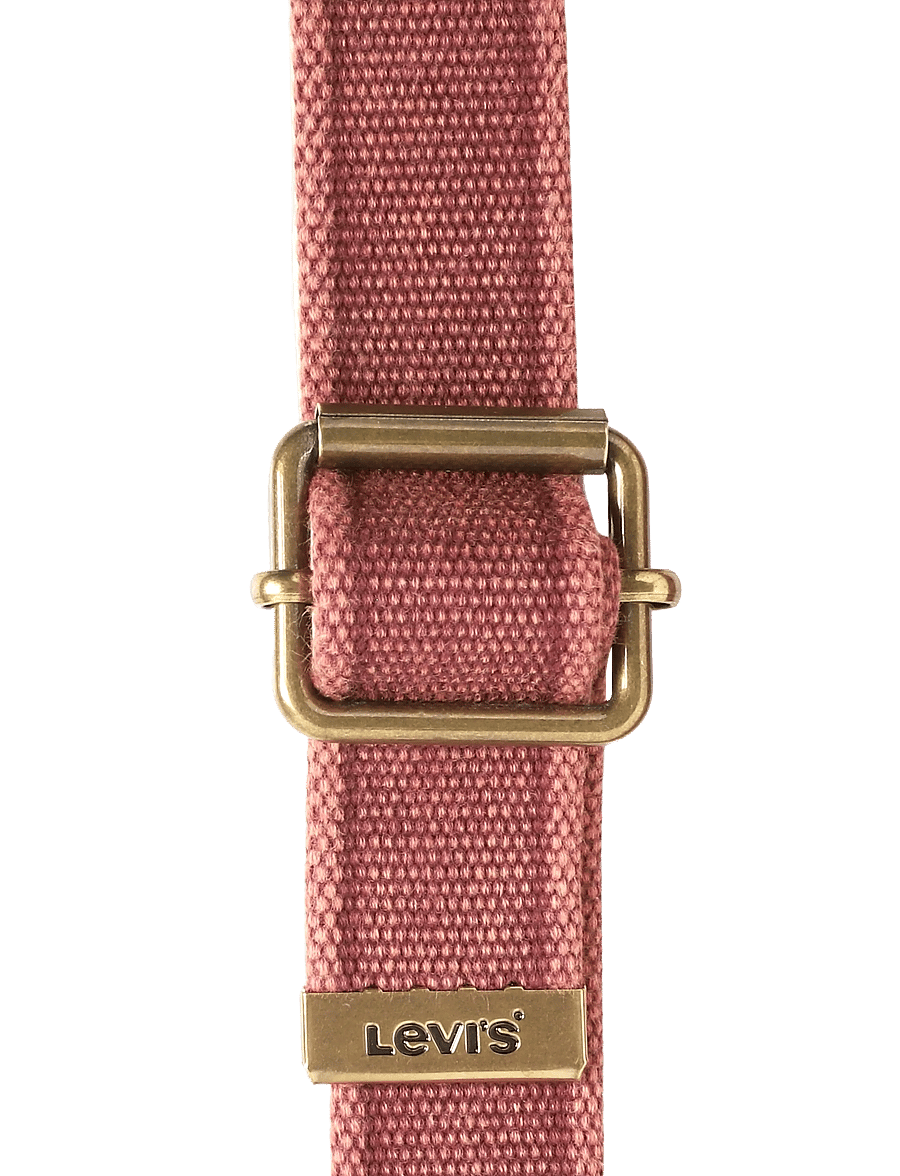 Levi's® - WASHED DOWN COTTON WEB BELT TA - flätade skärp - reds - 2