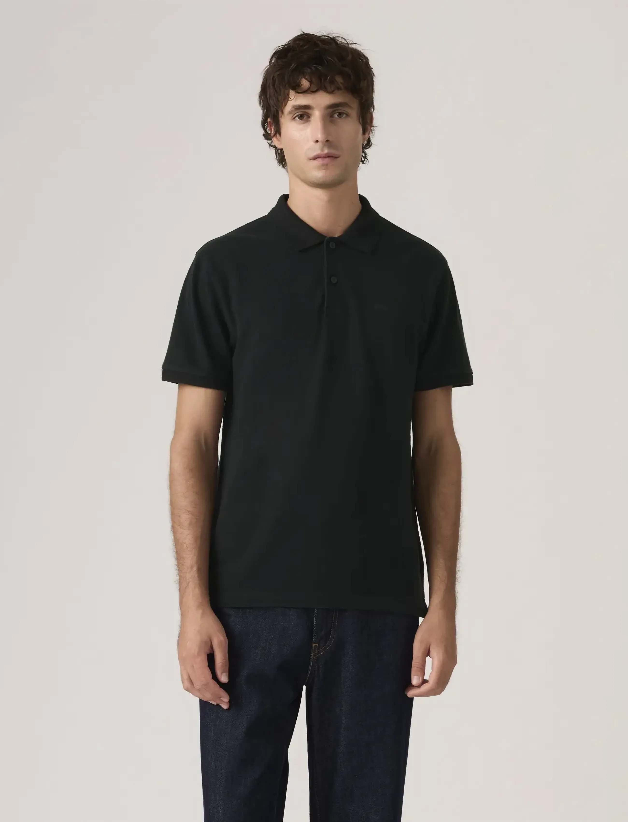 Levi's Levis Original Polo Mineral Bl, S, Black, Poloer > Kortærmede, Herre