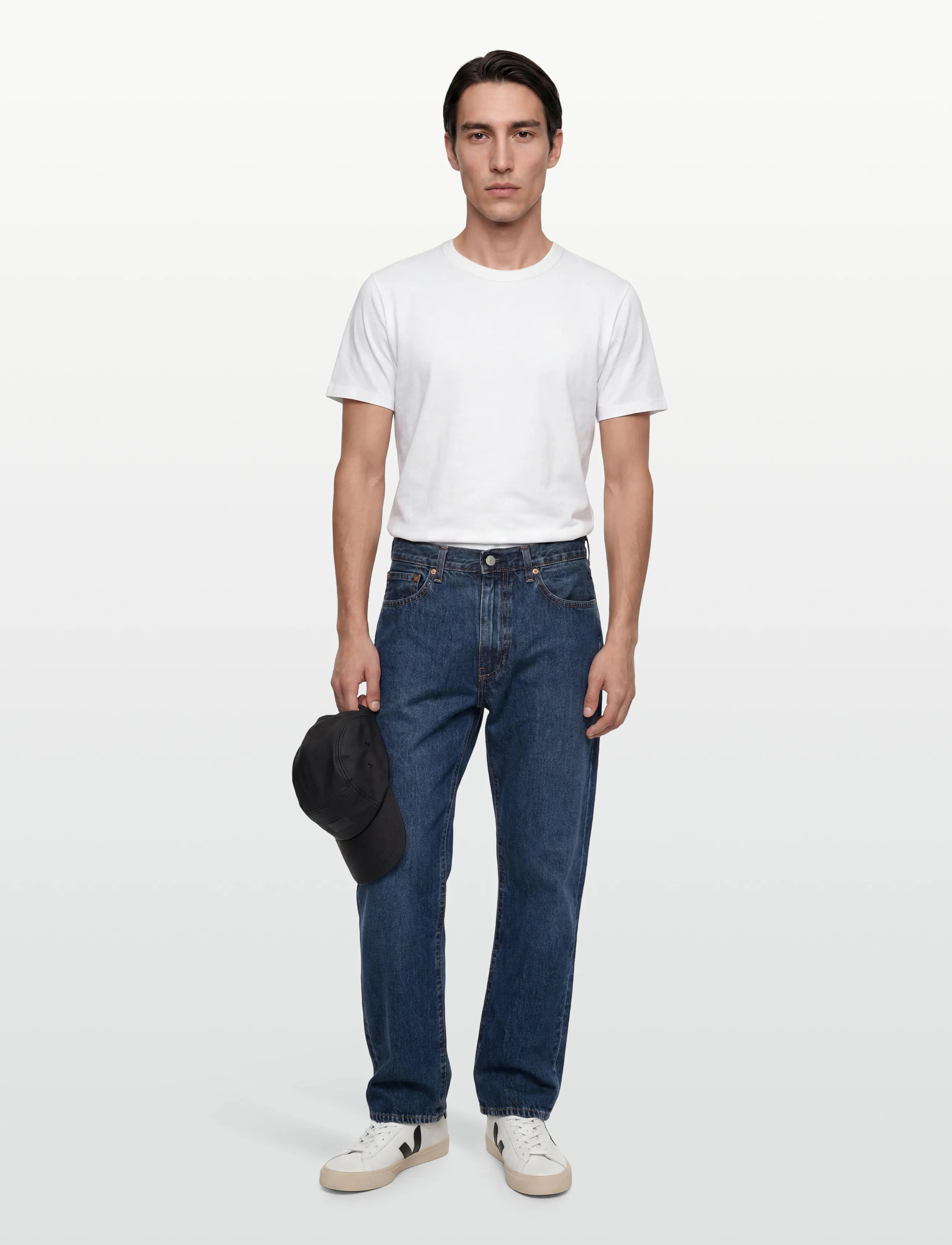 Levi's Levis Original Tee Bright Whit, M, White, T-Shirts > Kortærmede, Herre