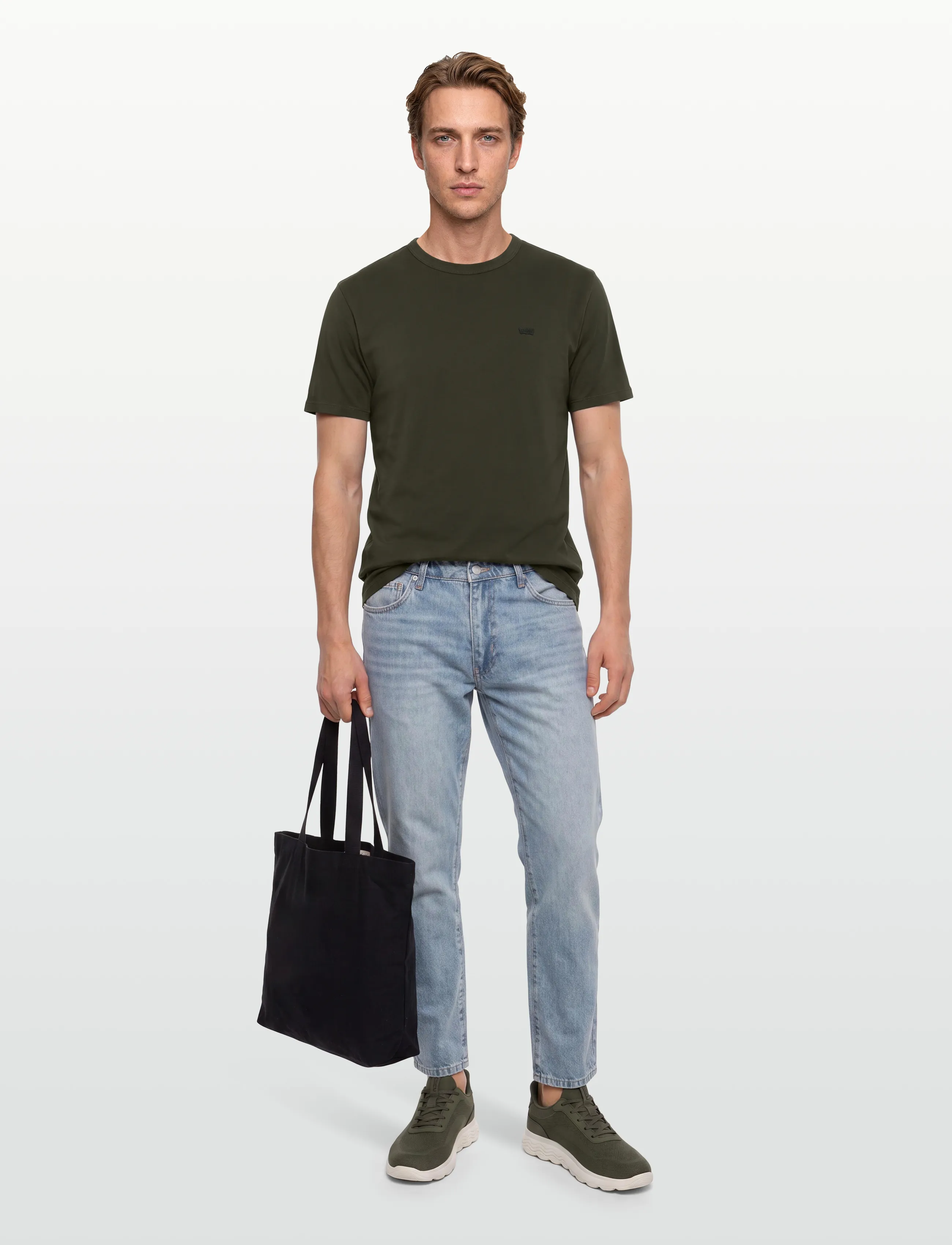 Levi's Levis Original Tee Garment Dye, Mænd, T-Shirt, Kakigrøn, Str: S