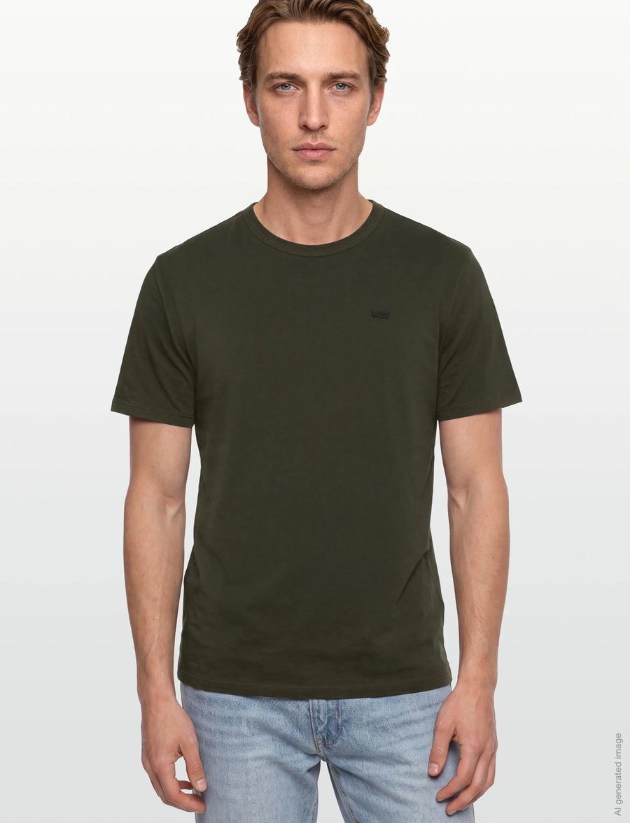 Levi's® - LEVIS ORIGINAL TEE GARMENT DYE - kortærmede t-shirts - greens - 3