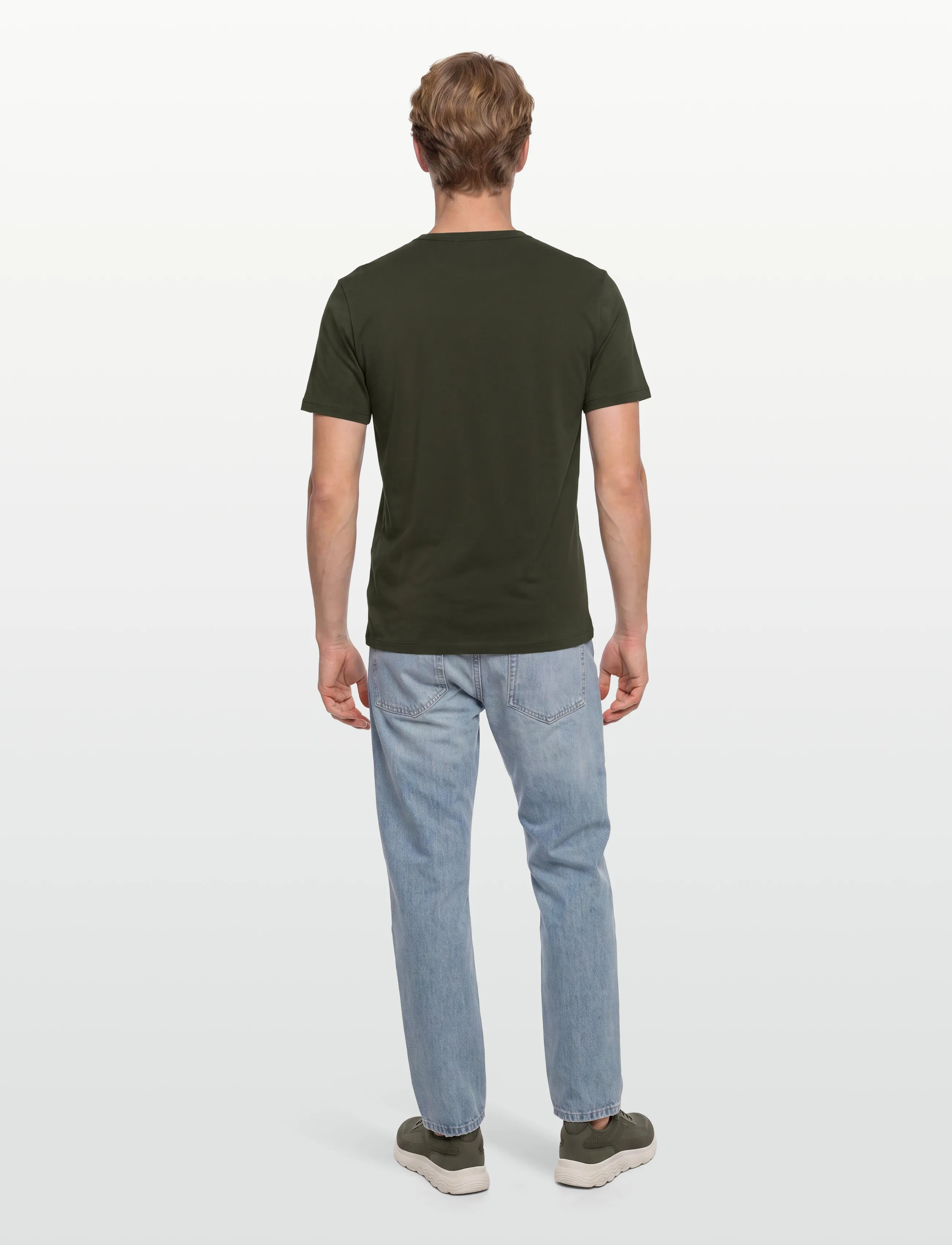 Levi's® - LEVIS ORIGINAL TEE GARMENT DYE - die niedrigsten preise - greens - 4