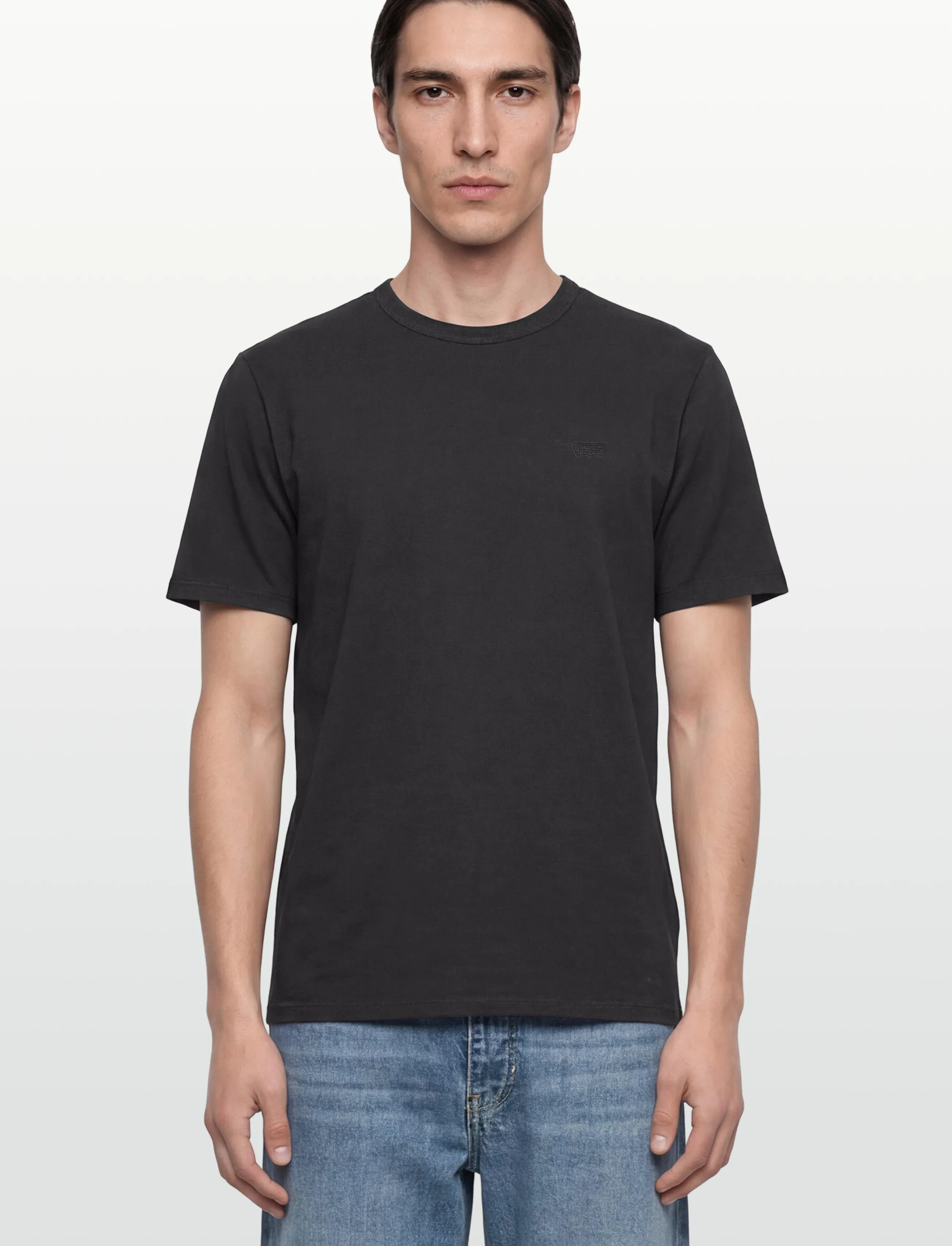 Levi's® - LEVIS ORIGINAL TEE MINERAL BLA - lyhythihaiset - blacks - 3